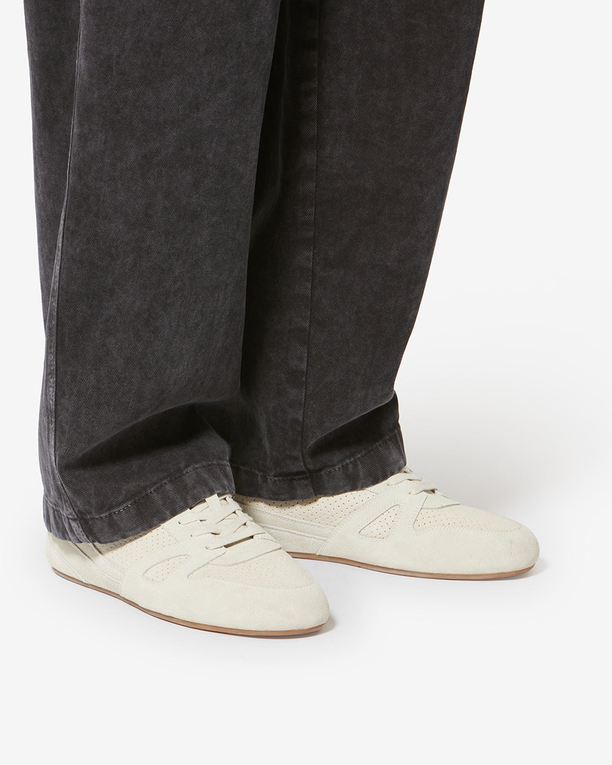 SENNYH LOW SNEAKERS Man chalk | ISABEL MARANT Official online store