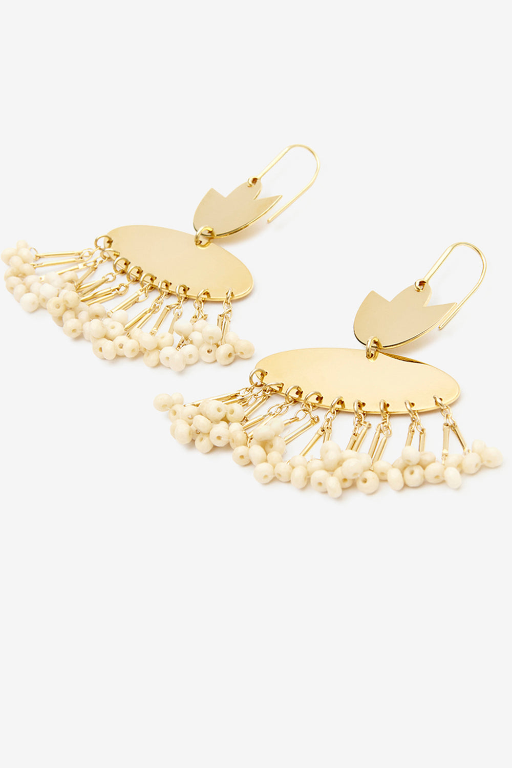 Nora earrings - Ecru - Woman - 3