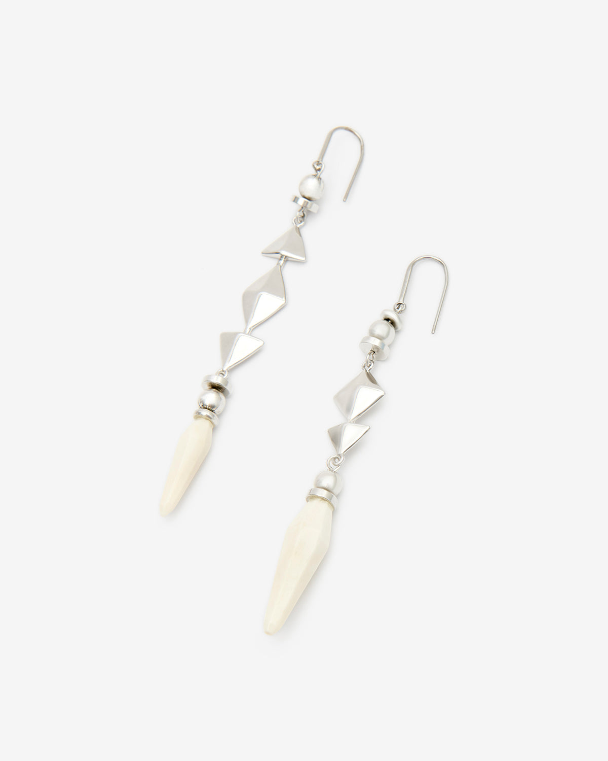 Orecchini ida - Ecru-silver - Woman - 3