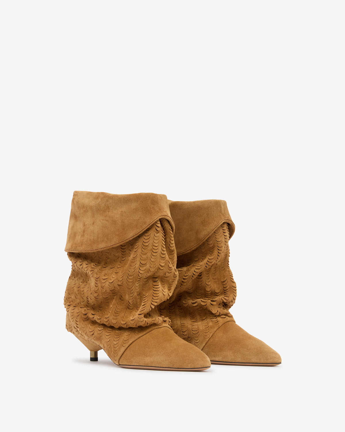 Boots edrik en cuir - Cognac - Woman - 3