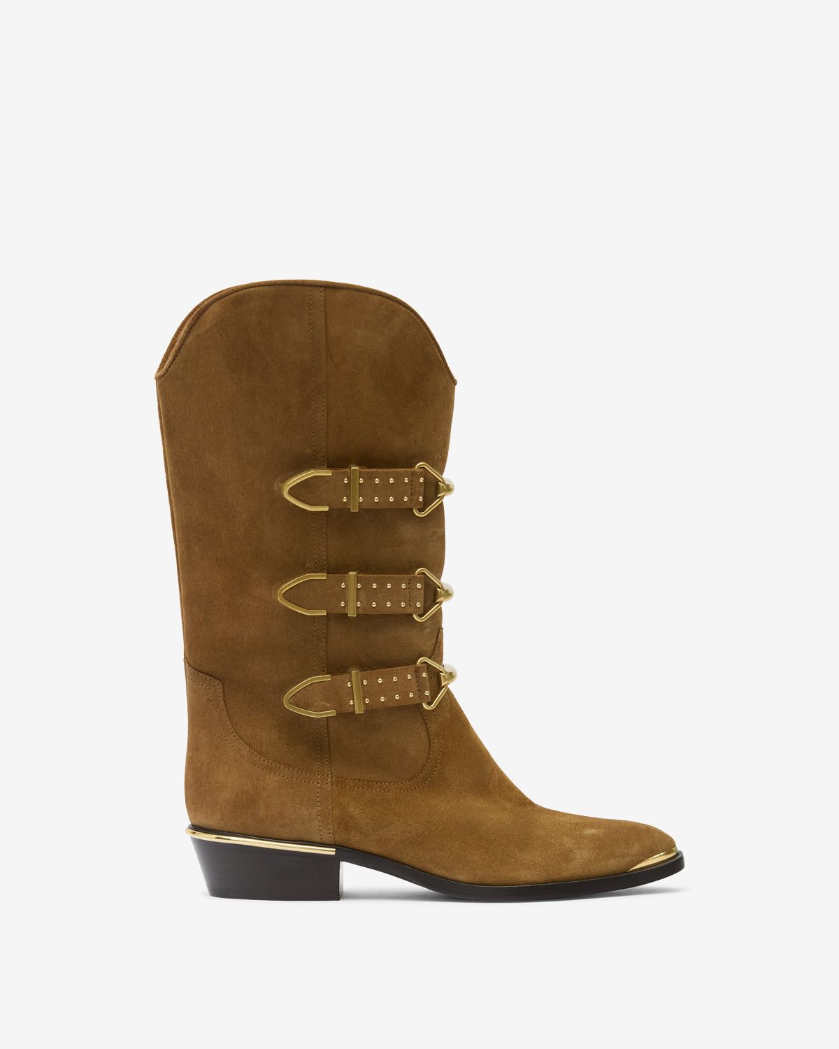 Mexia suede leather boots - Taupe - Woman - 1