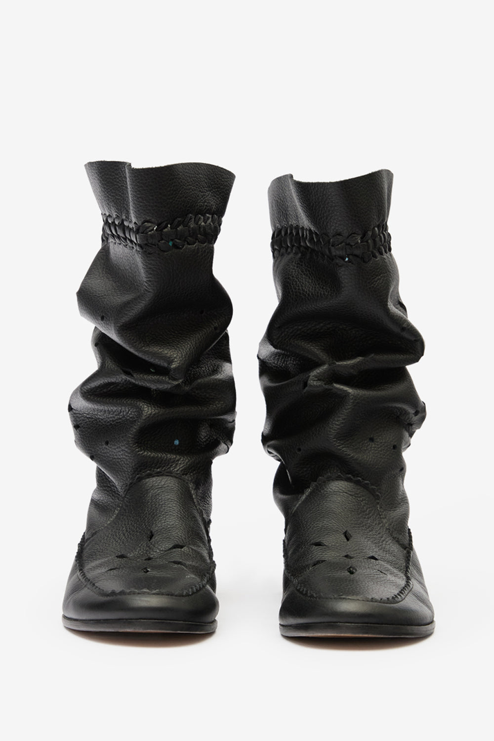 Welky スエードレザー ブーツ - 黒 - Woman - 4