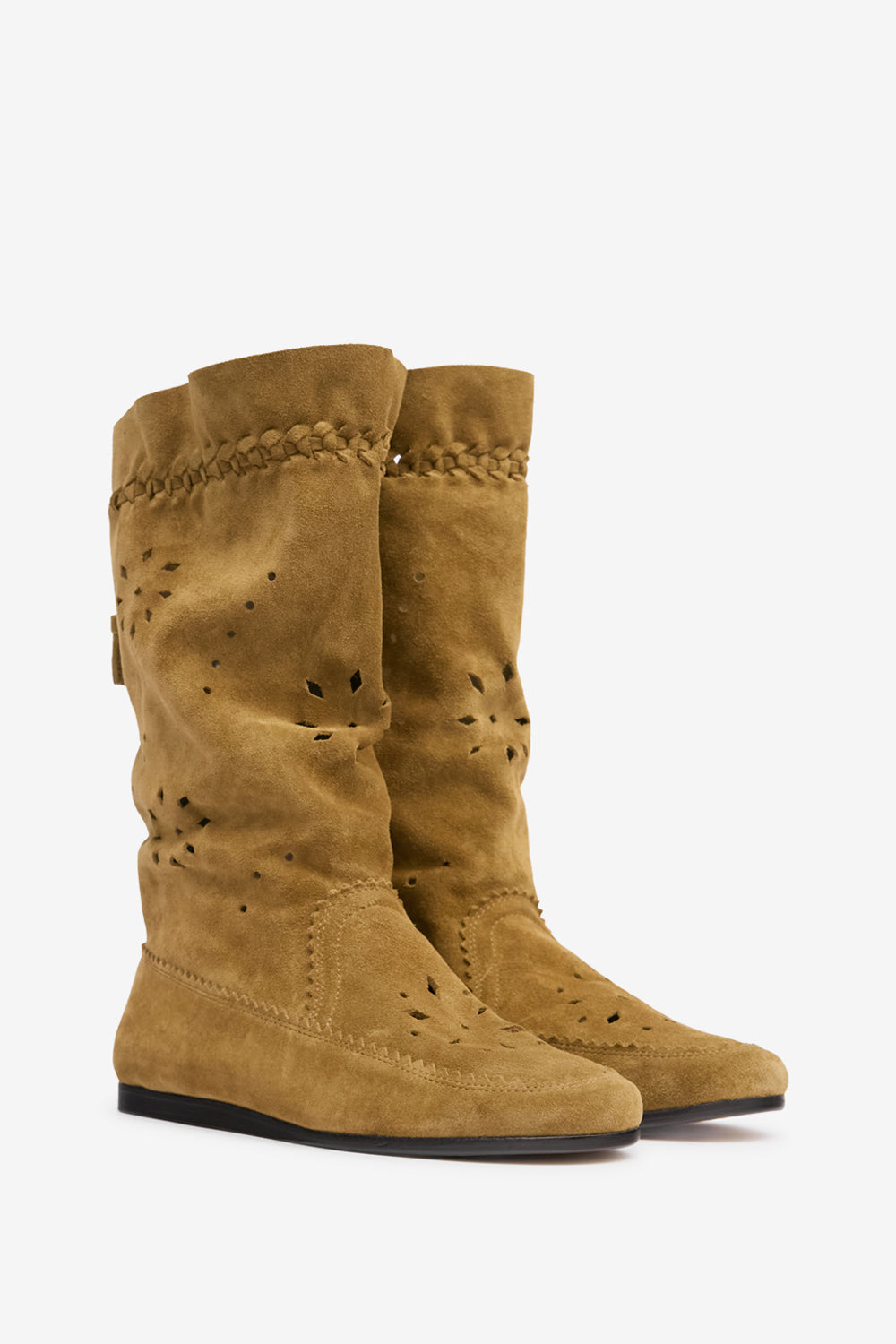 Welky スエードレザー ブーツ - Taupe - Woman - 3