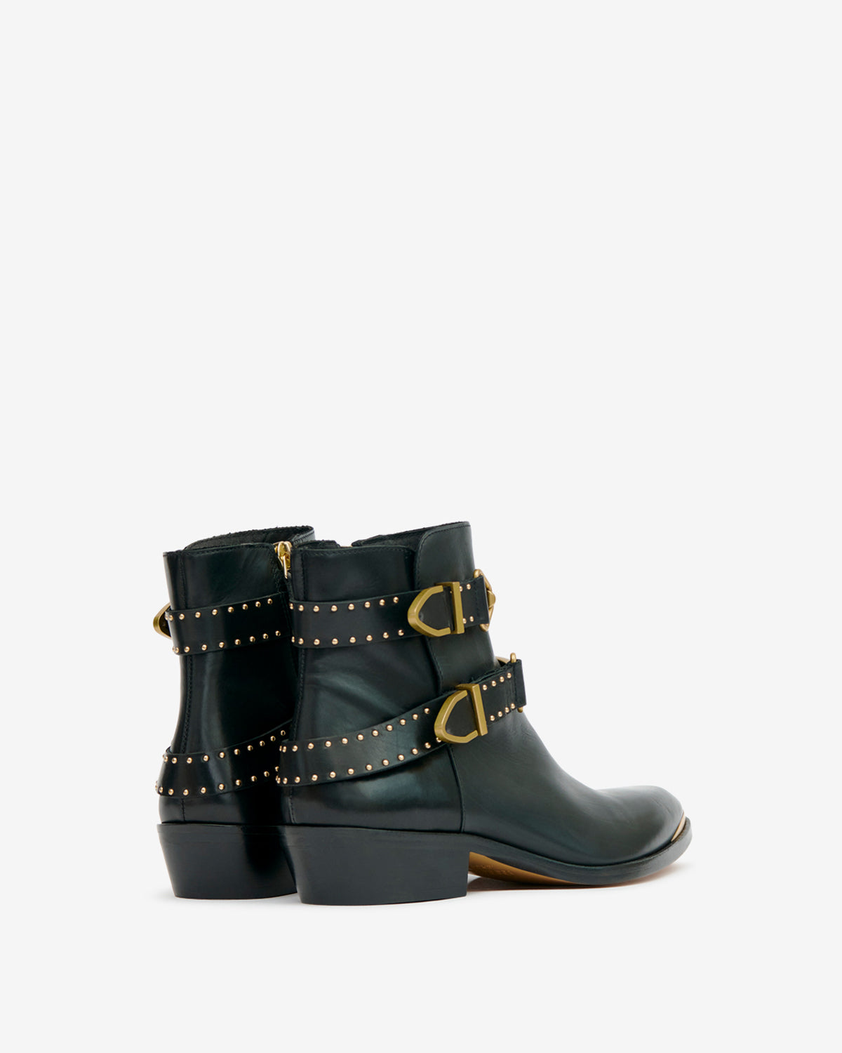 Boots zalya aus leder - Schwarz - Woman - 2