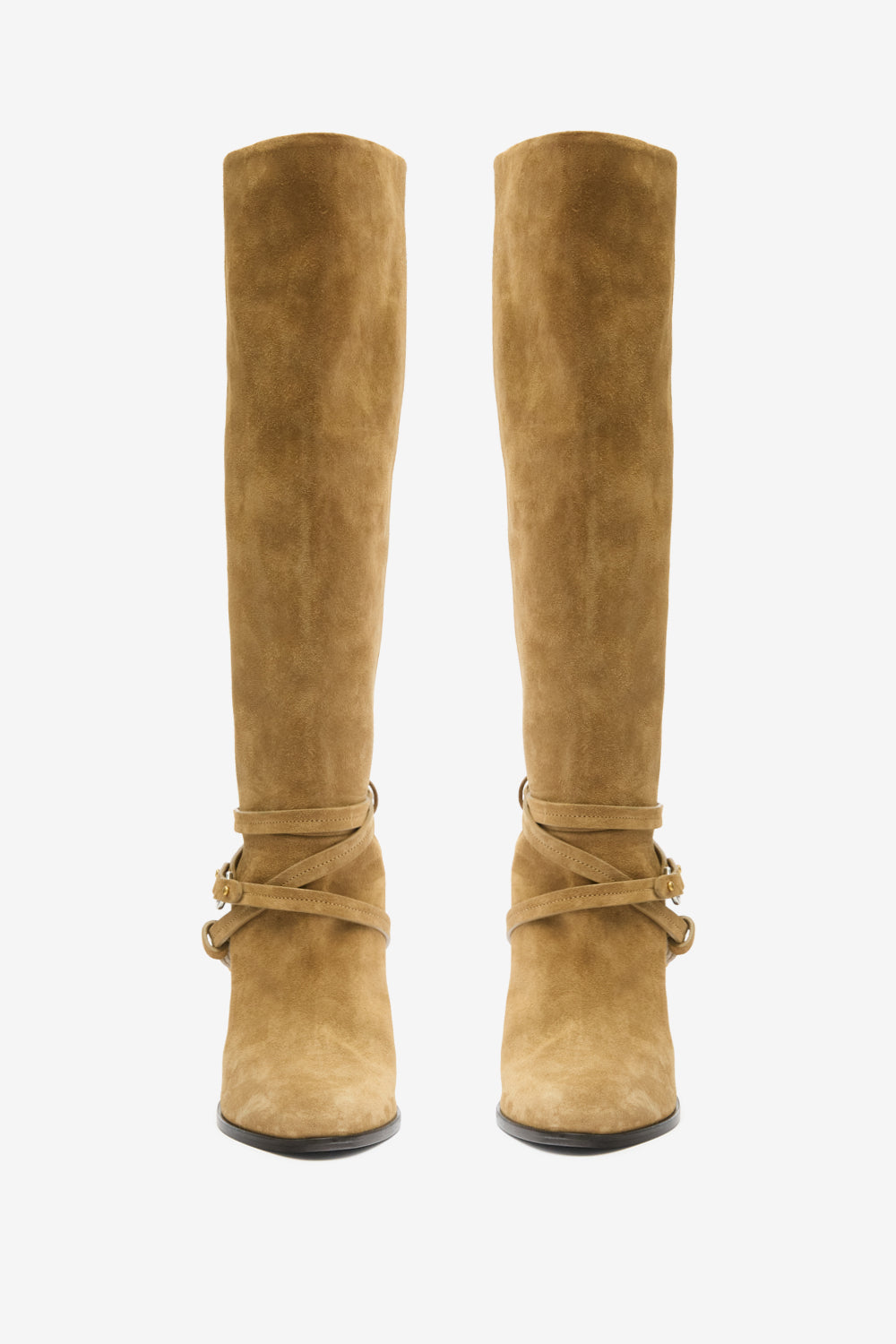Bottes ieva twin en cuir - Taupe - Woman - 4