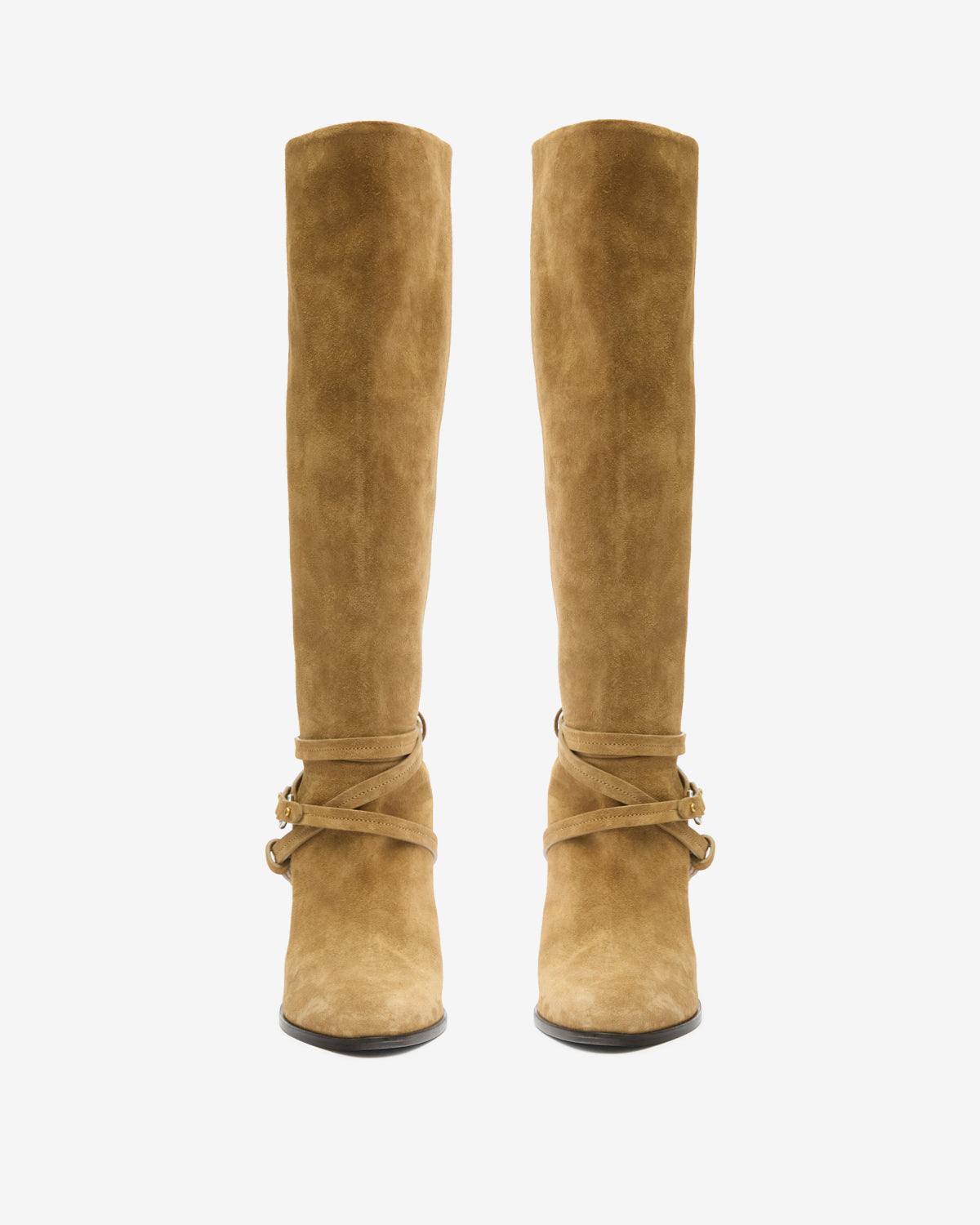 Bottes ieva twin en cuir - Taupe - Woman - 4