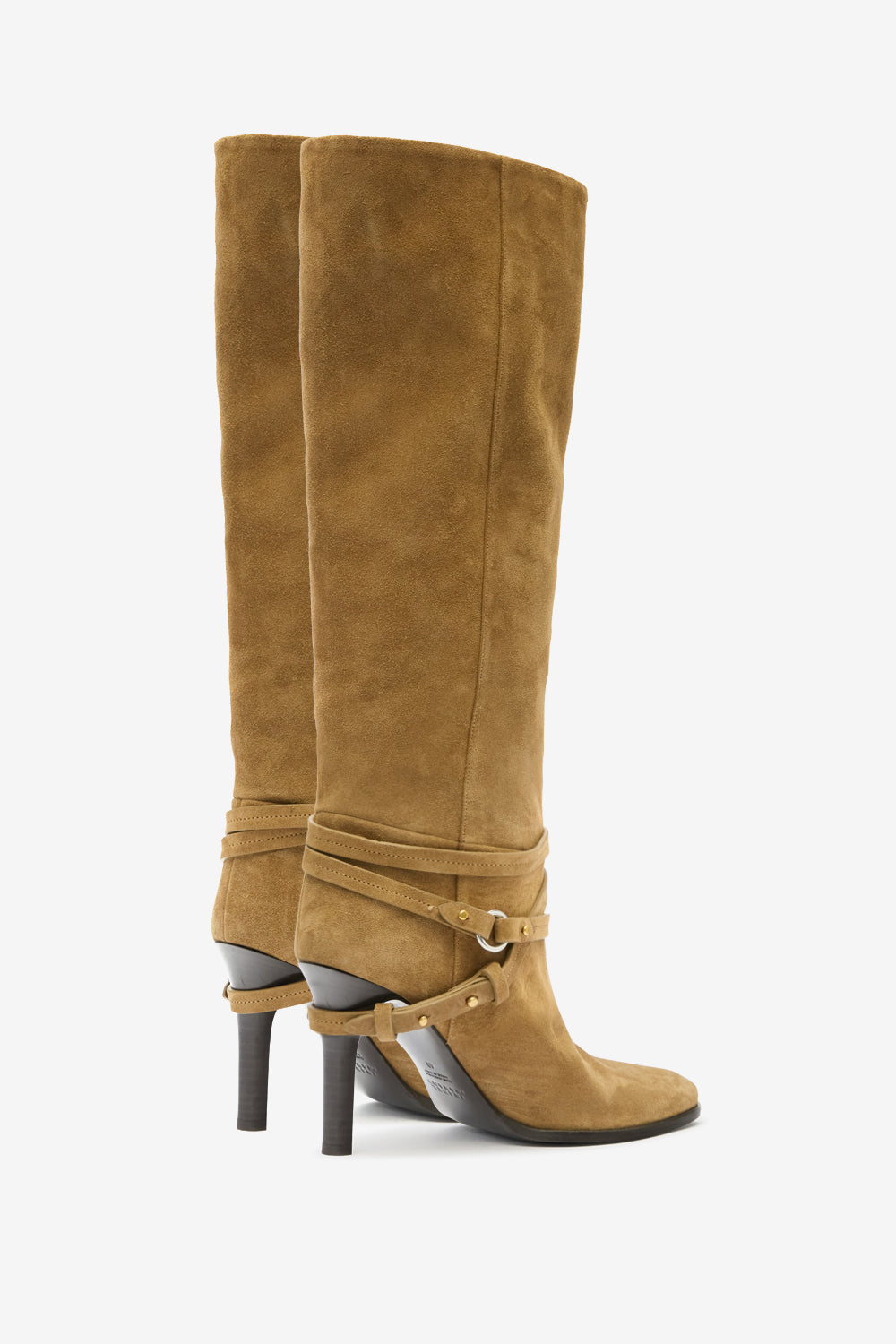 Bottes ieva twin en cuir - Taupe - Woman - 2
