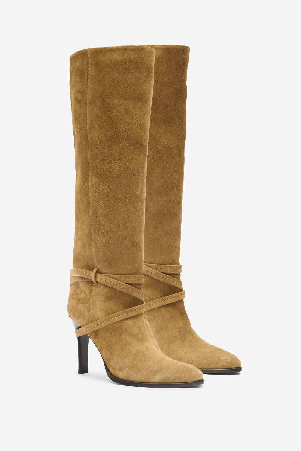 Bottes ieva twin en cuir - Taupe - Woman - 3