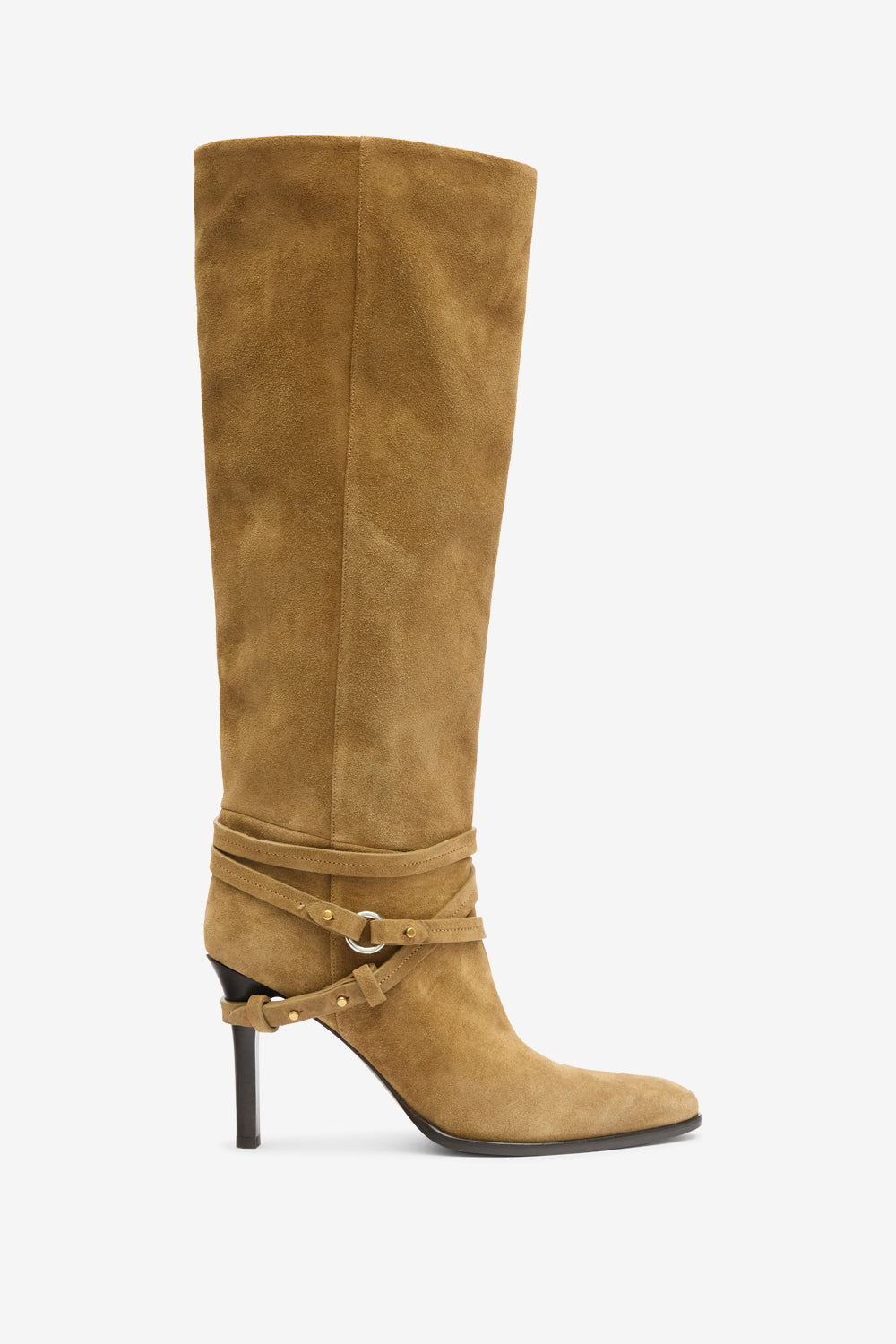 Bottes ieva twin en cuir - Taupe - Woman - 1