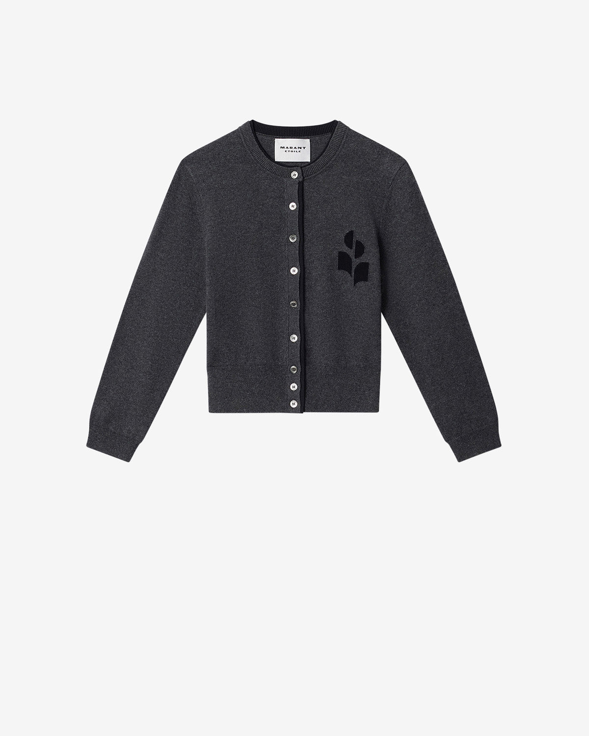 LANYA CARDIGAN Woman camel-light grey | ISABEL MARANT Official