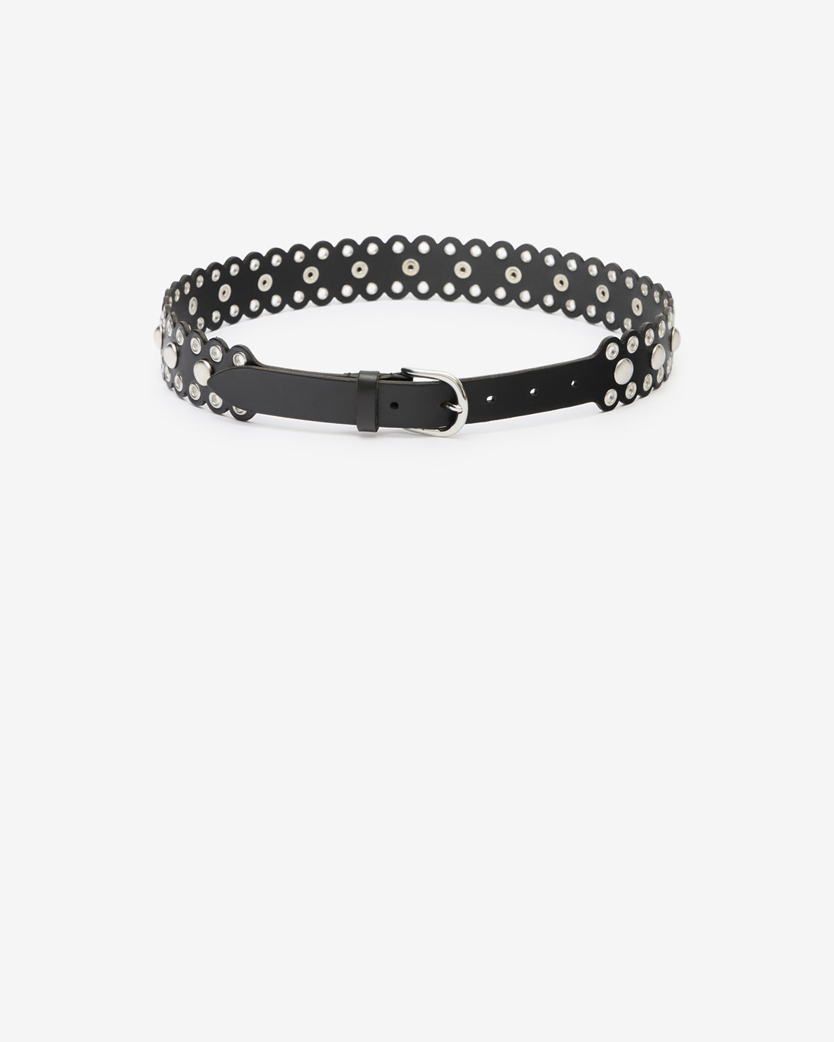 Zalla belt - Black and silver - Woman - 1