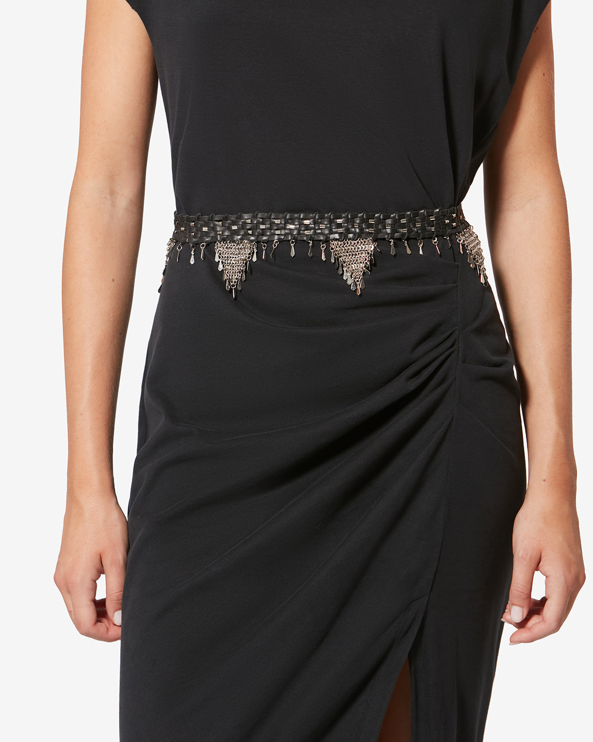 Cintura esnia - Black and silver - Woman - 4