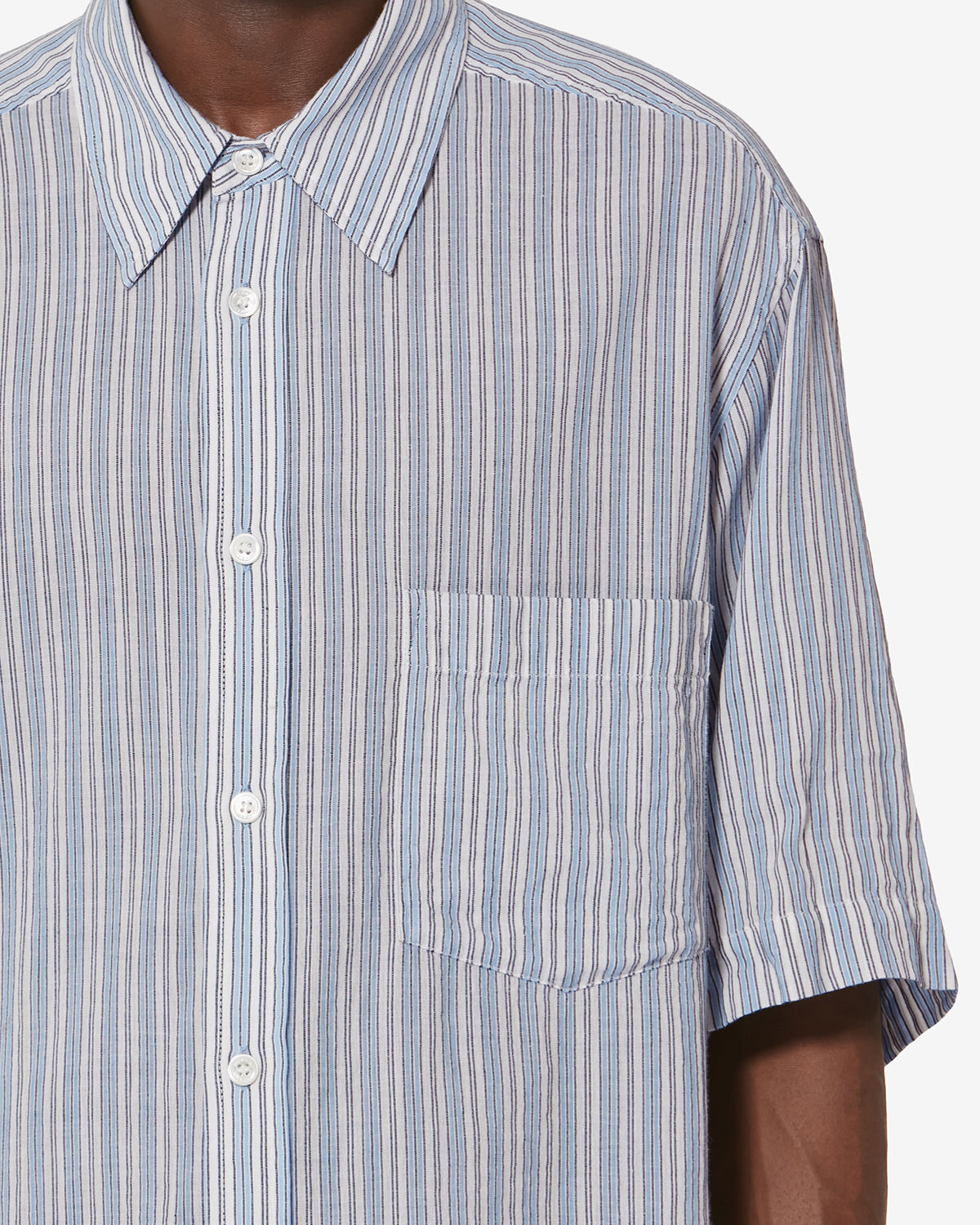 Oxfordhemd aus baumwolle labilio - Blau - Man - 2