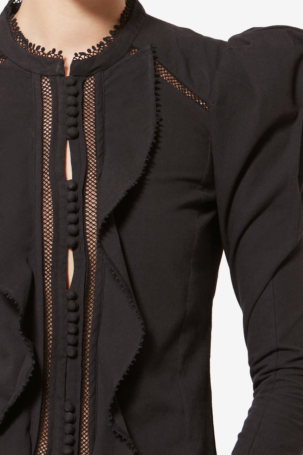 Baumwollhemd calina - Schwarz - Woman - 3