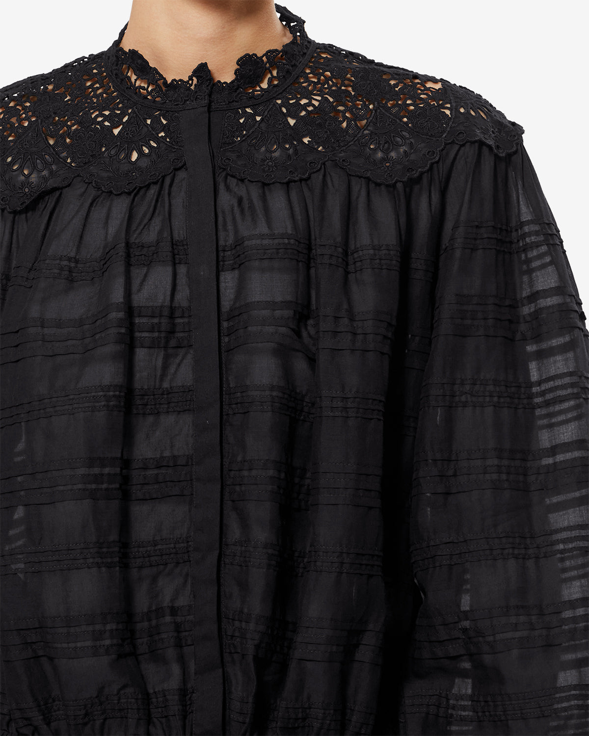 POLLY TOP Woman black | ISABEL MARANT Official online store