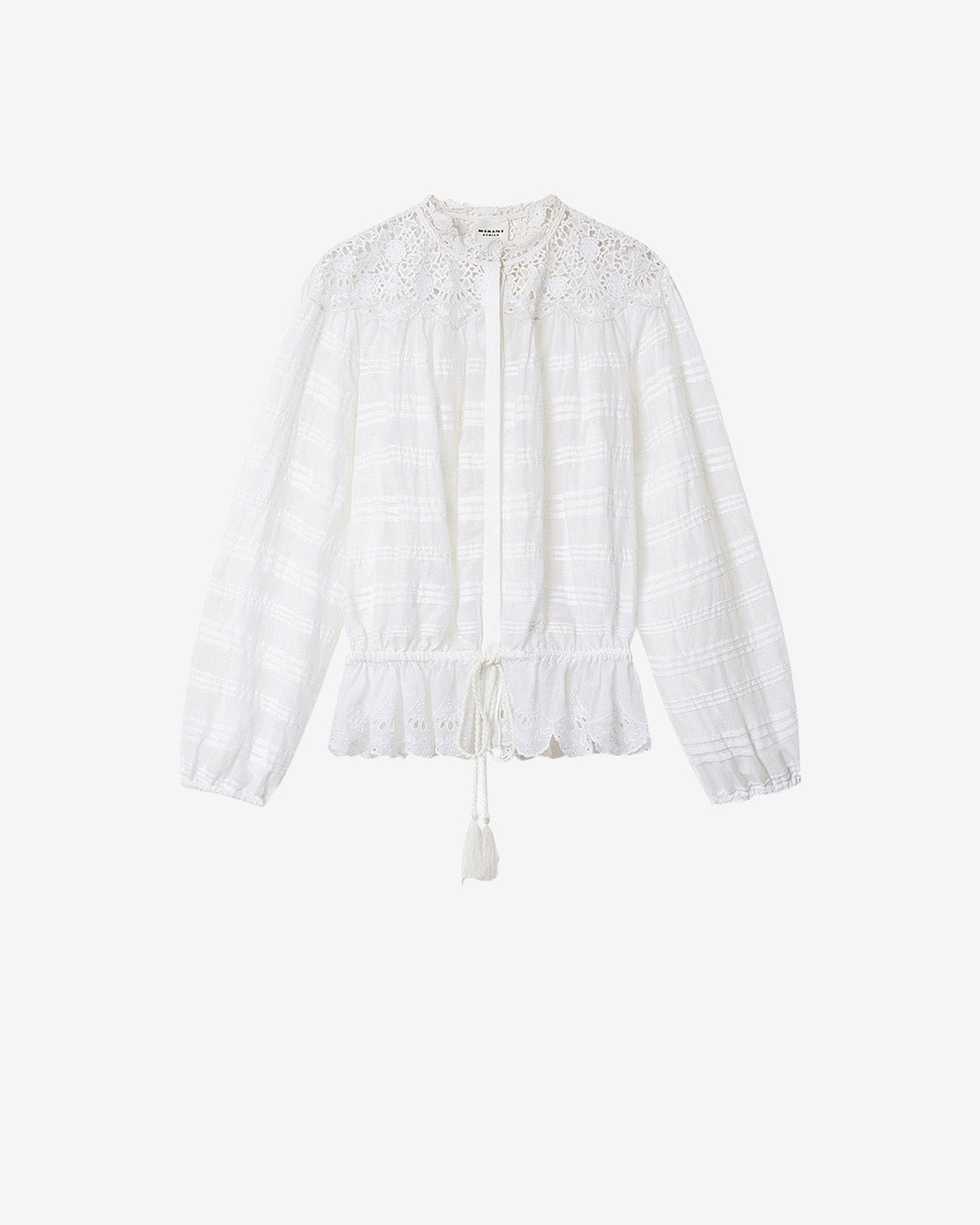 イザベルマランエトワール　コットンフリルトップス ISABEL MARANT ETOILE(イザベルマランエトワール) ブラウス・シャツ