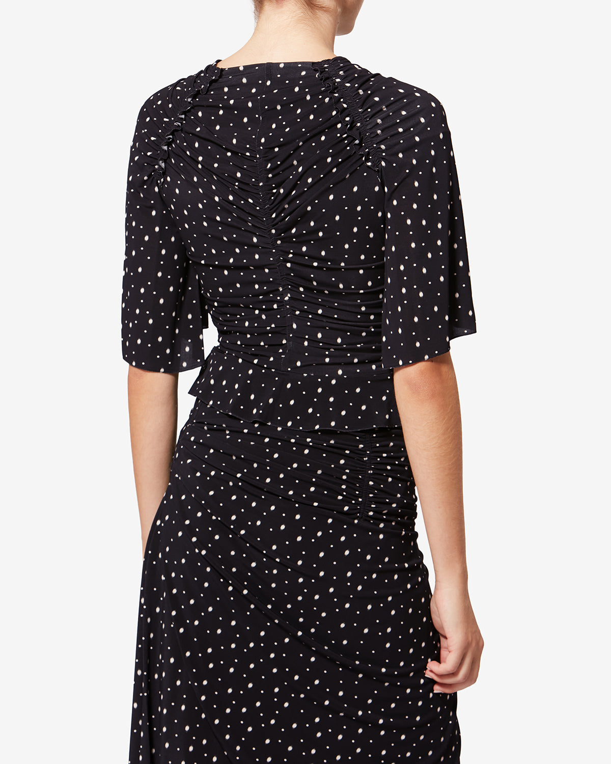 Pezzo sopra/top garla - Black and ecru - Woman - 4