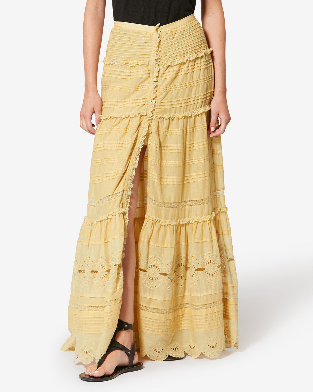 PAOLINE SKIRT Woman light ochre | ISABEL MARANT Official online store
