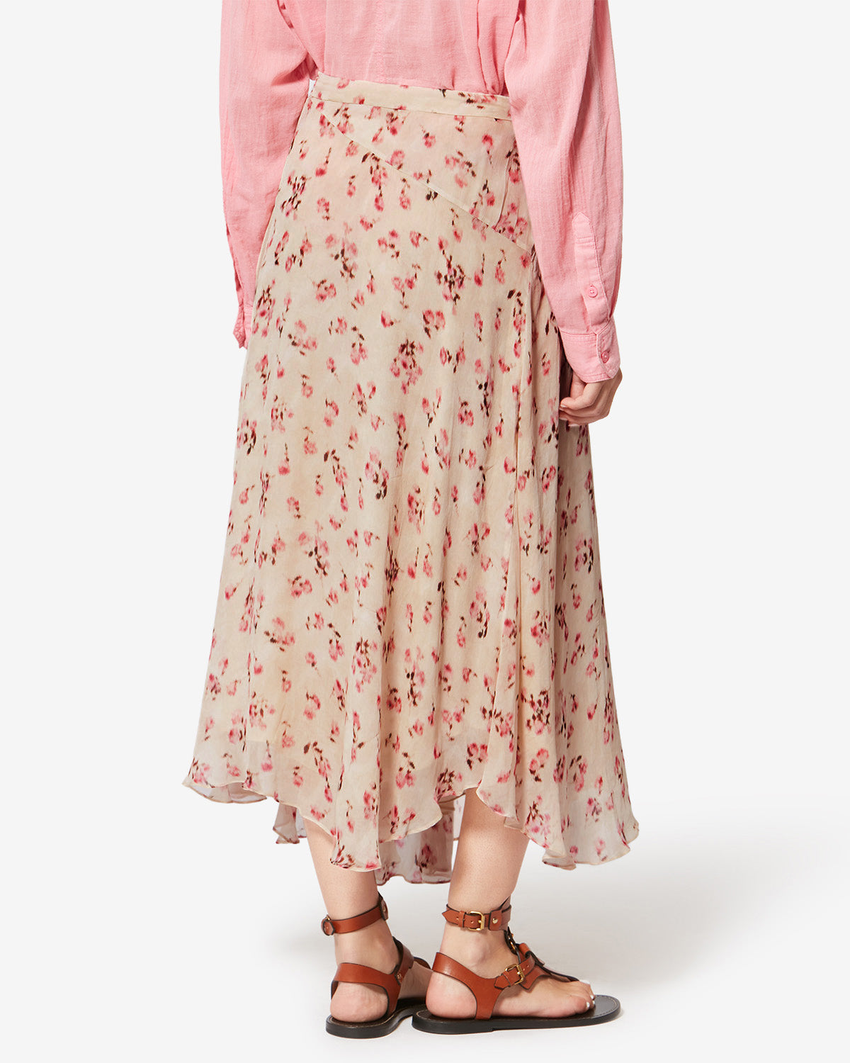 Jupon lycia en mousseline - Beige - Woman - 4