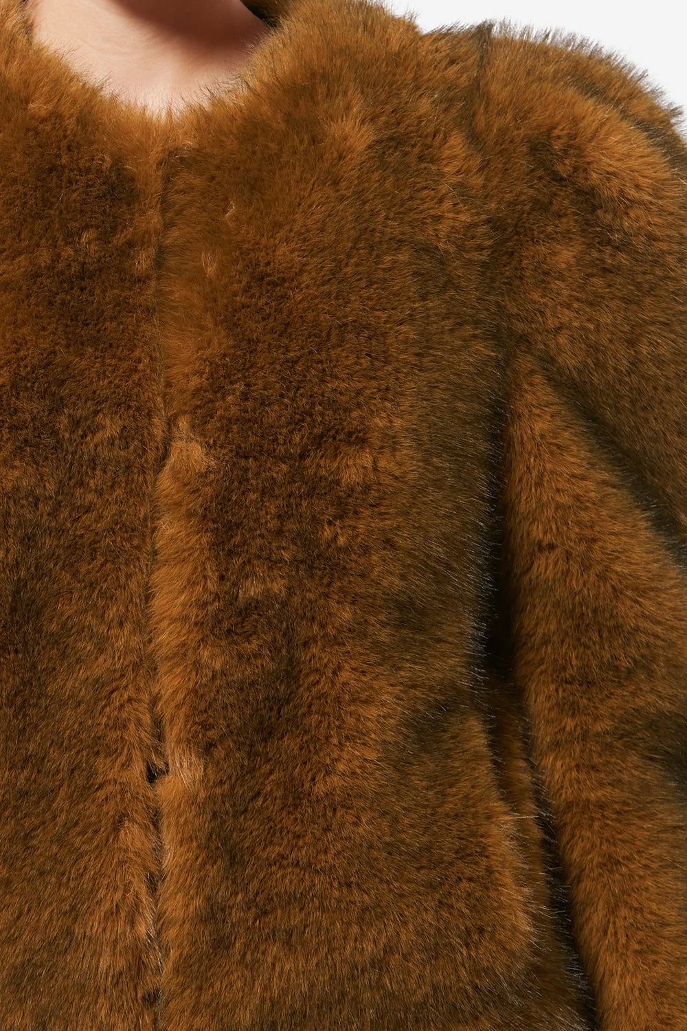 Teddy aus kunstpelz bahria - Ochre - Woman - 3