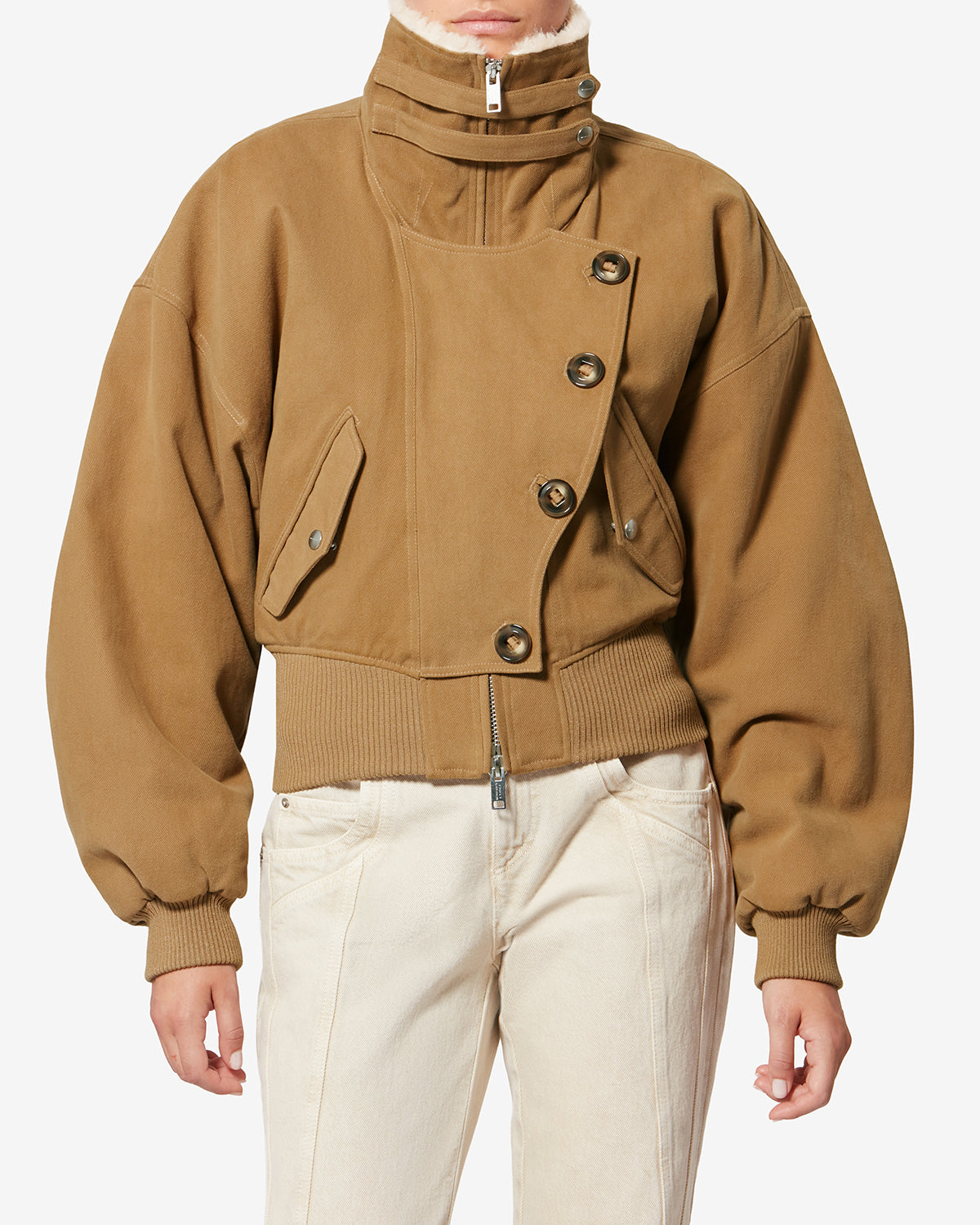 OANA JACKET Woman camel | ISABEL MARANT Official online store