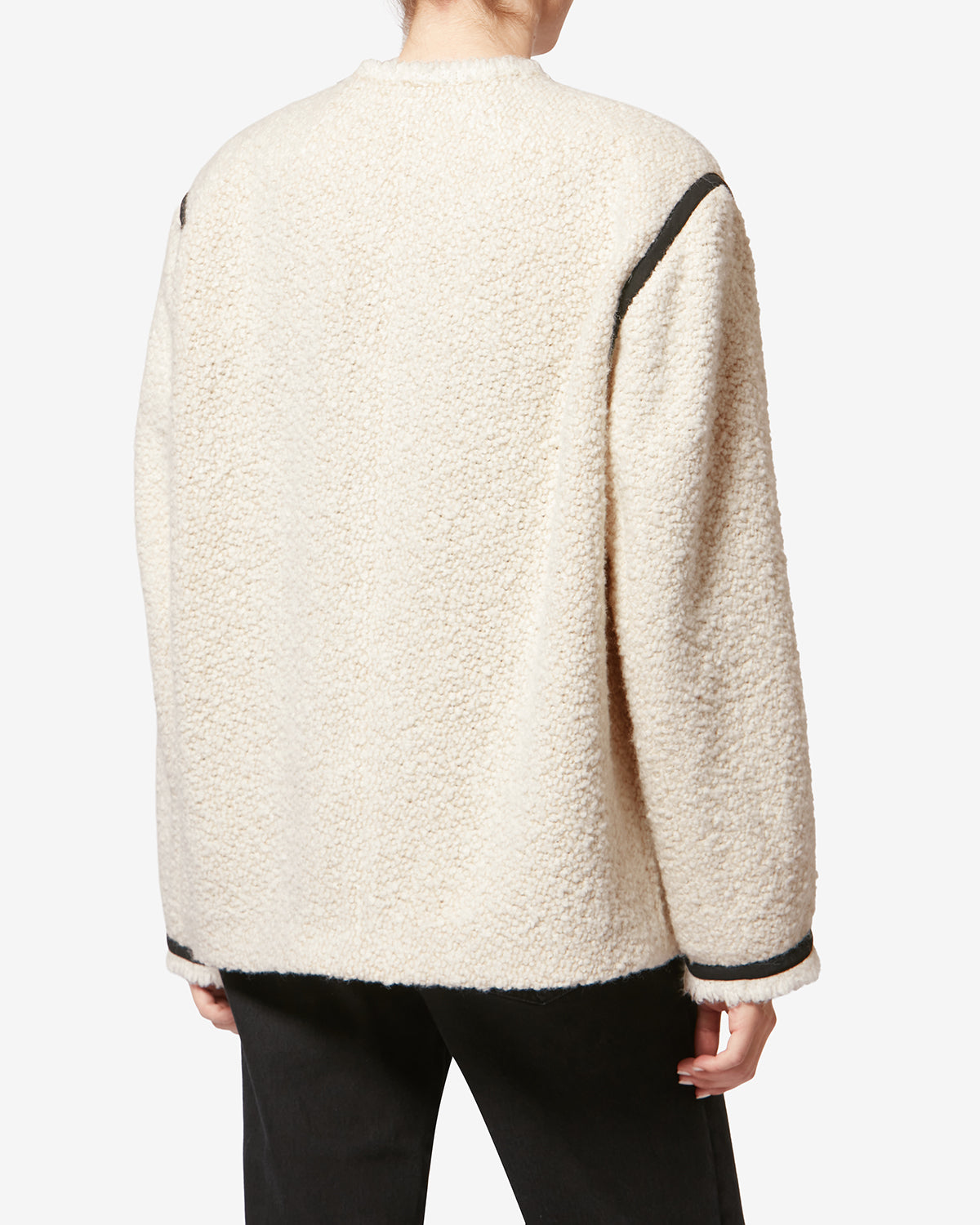 Maylin ウール ブークレツイード ジャケット - 生成り - Woman - 4