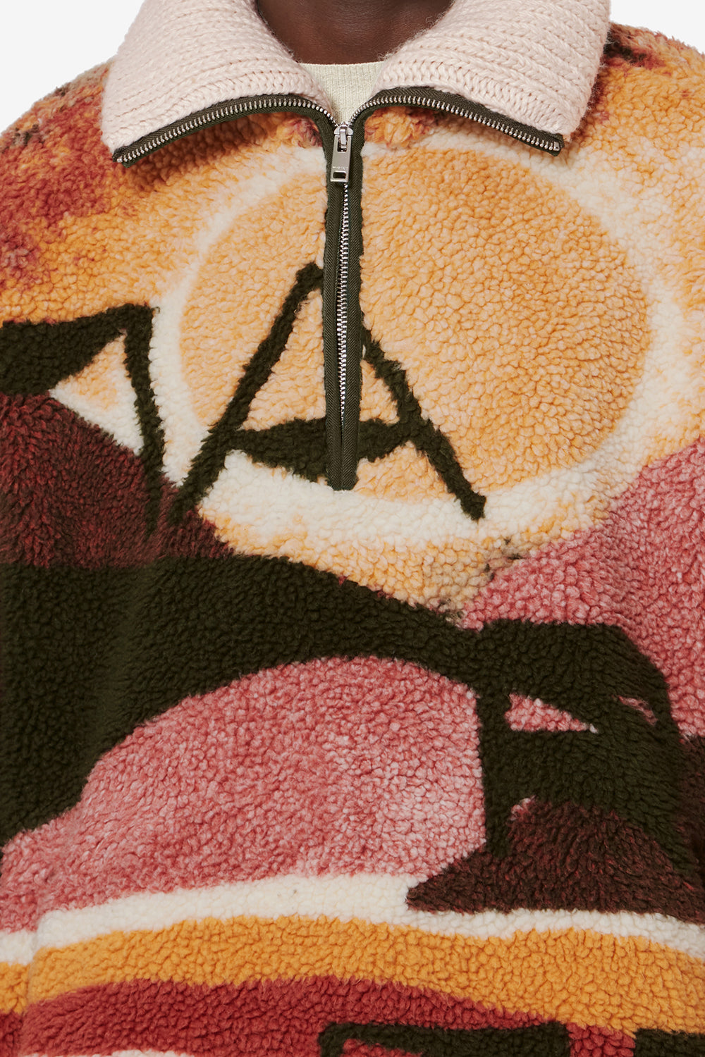 Giacca pile marley con stampa deserto - Multicolore - Man - 3