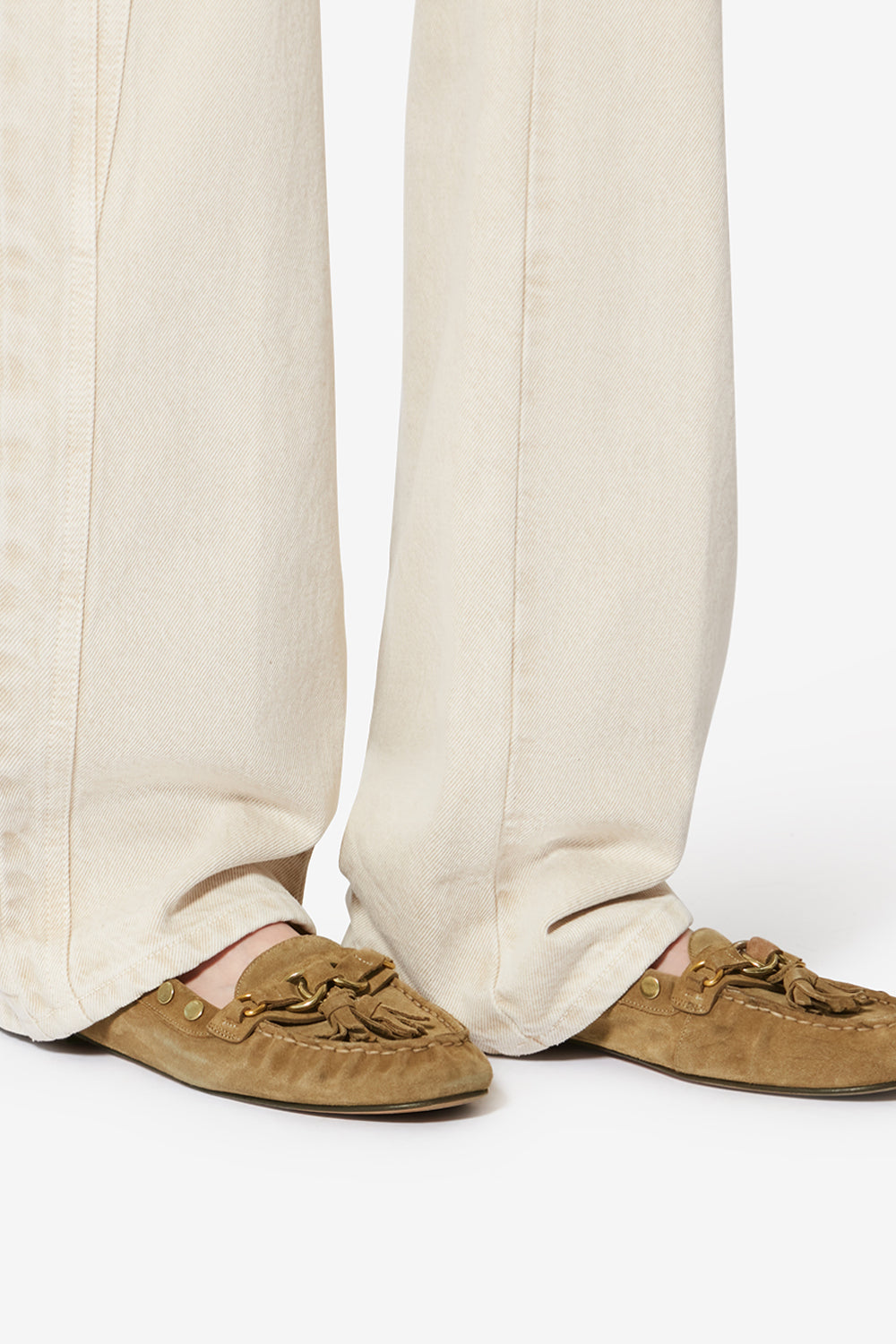 Mocassins faxel en cuir - Taupe - Woman - 5