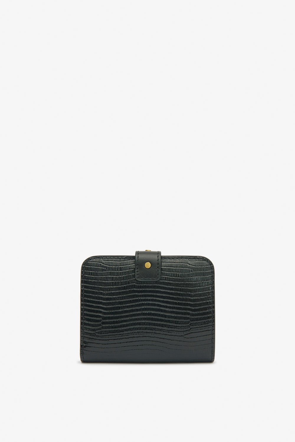 Oskan calfskin leather wallet - Black - Woman - 2