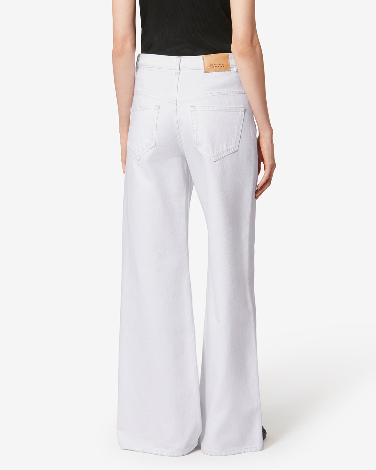 Pantalon lemony en coton - Blanc - Woman - 4