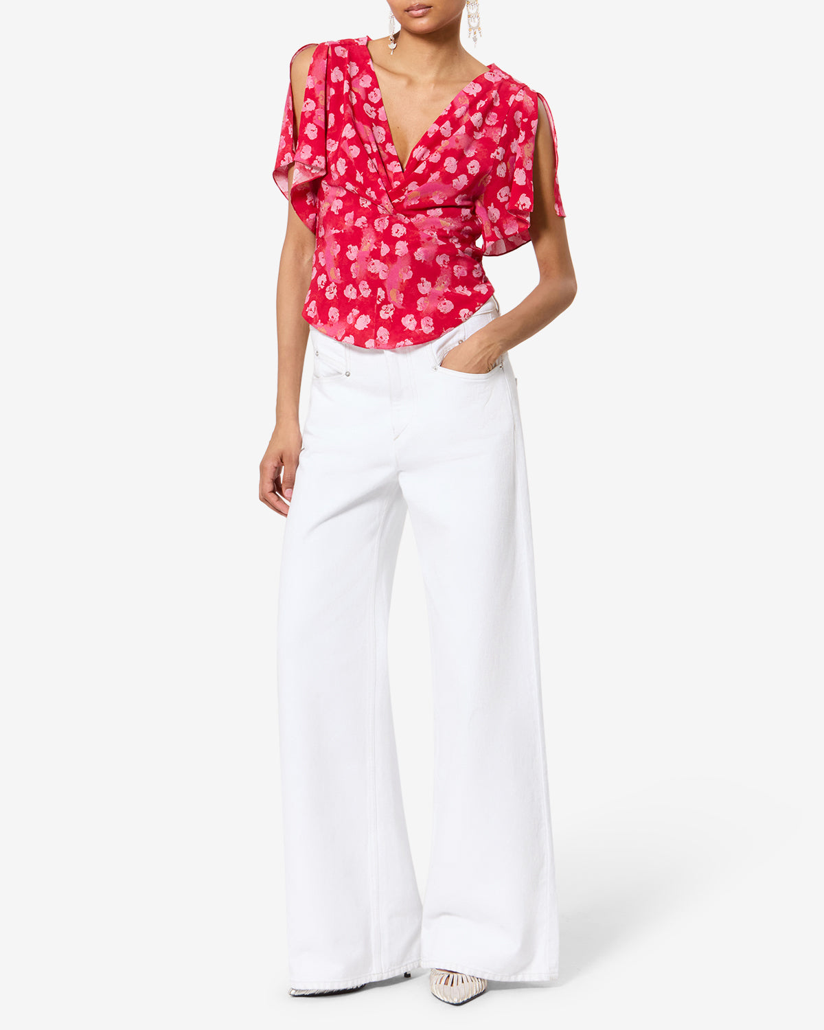 LEMONY パンツ 女性 白 | ISABEL MARANT 公式サイト