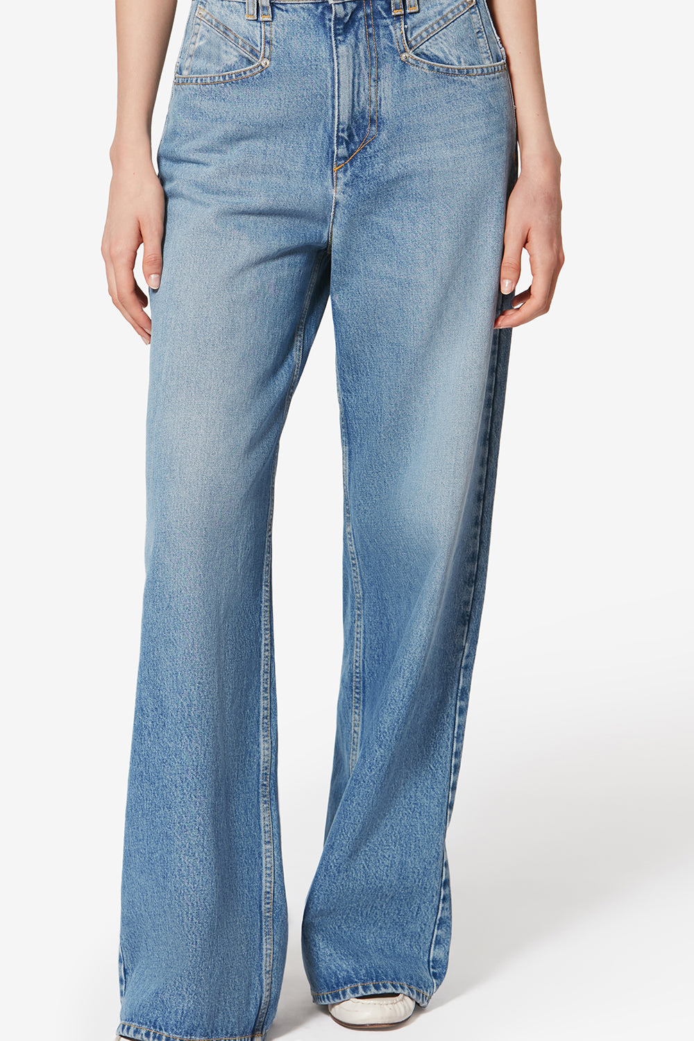Pantalon lemony en coton - Bleu clair - Woman - 4