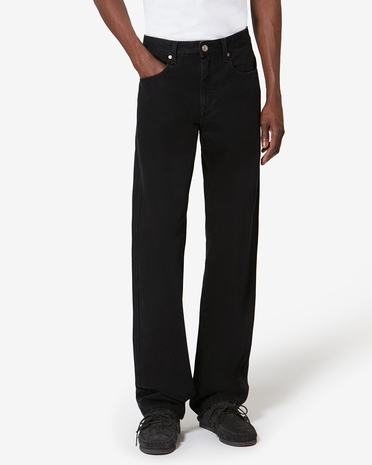 5-pocket-jeans lewys aus denim - Schwarz gewaschen - Man - 3