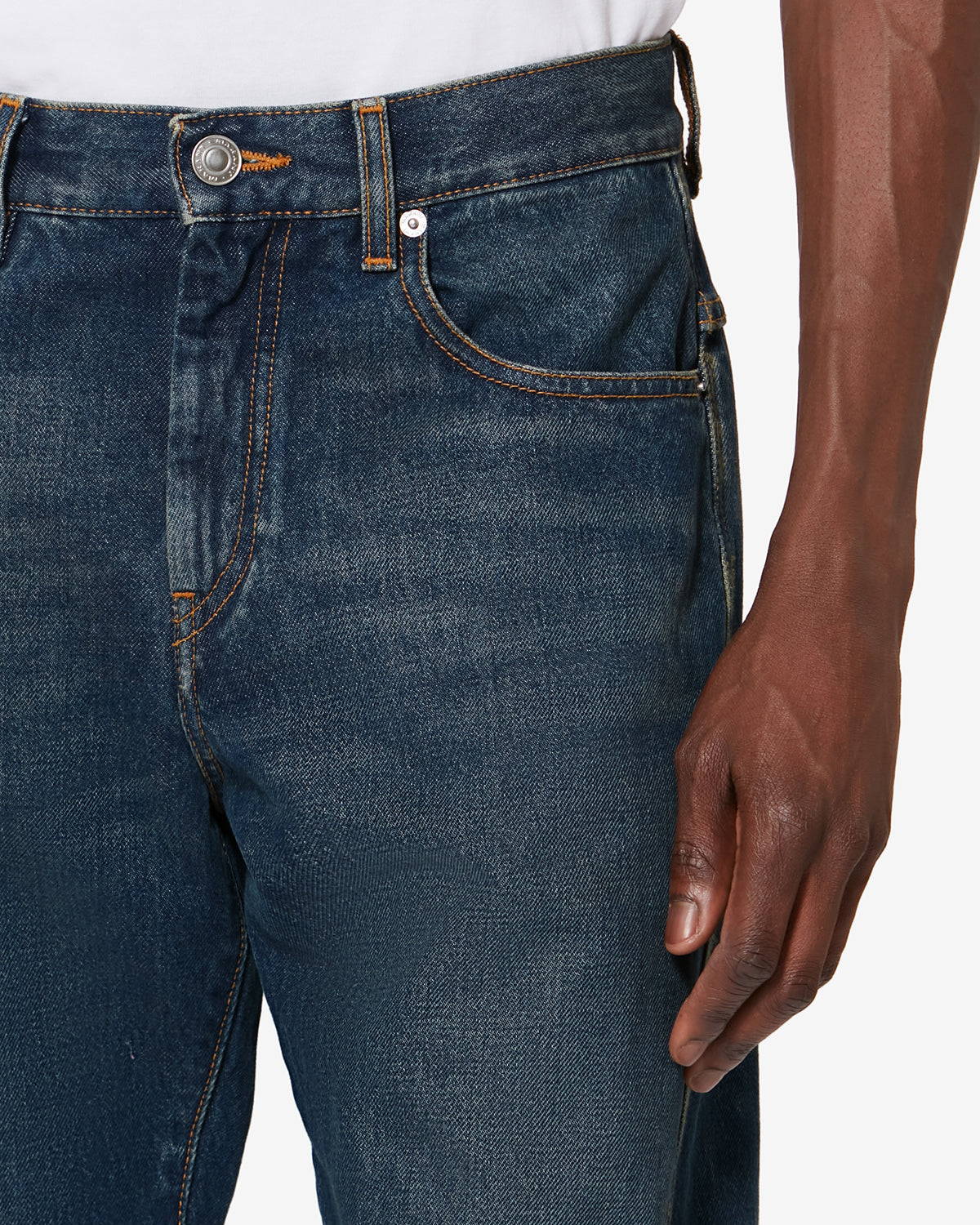 5-pocket-jeans lewys aus verwaschenem denim - Blau - Man - 2