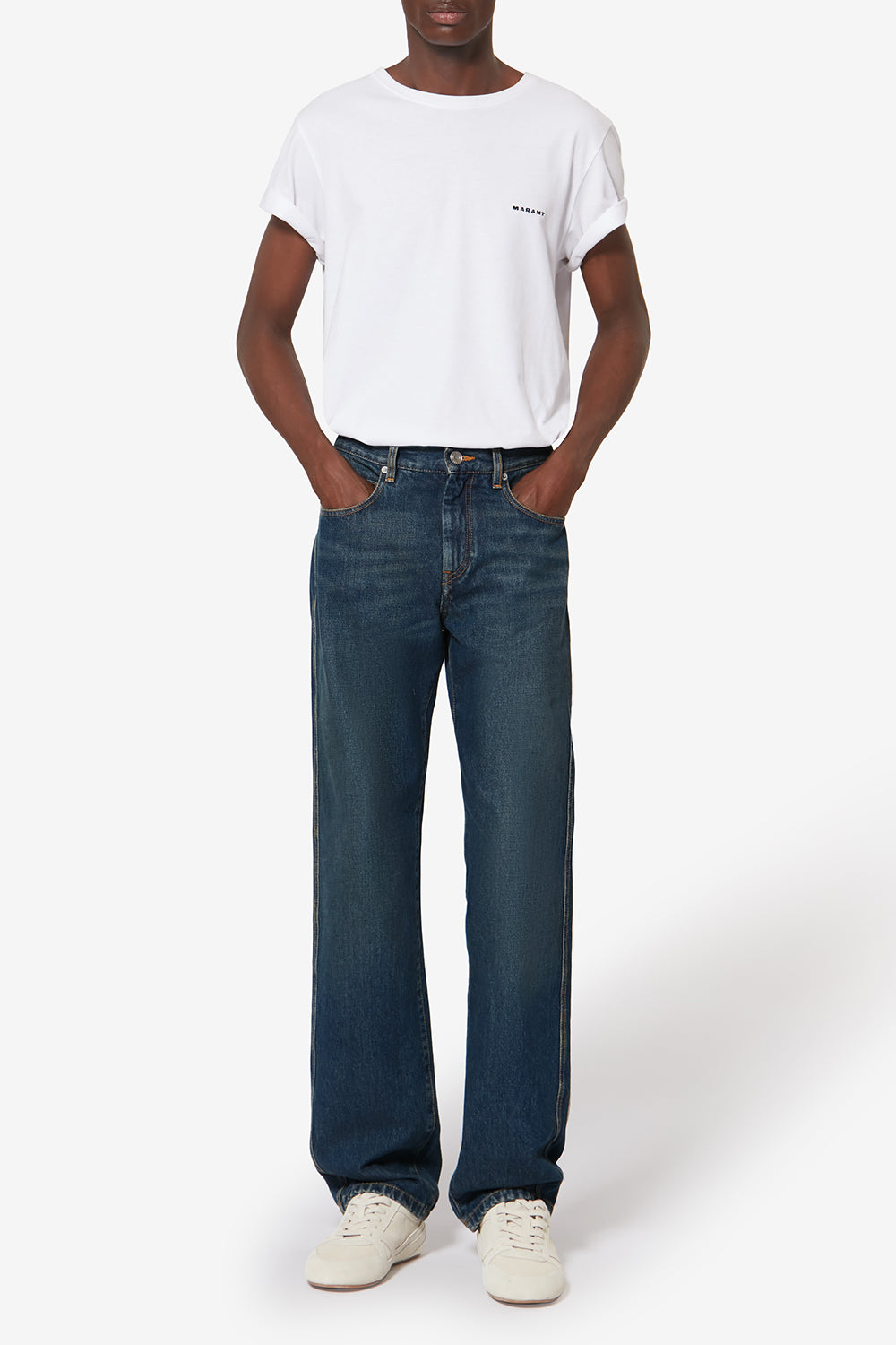 5-pocket-jeans lewys aus verwaschenem denim - Blau - Man - 2