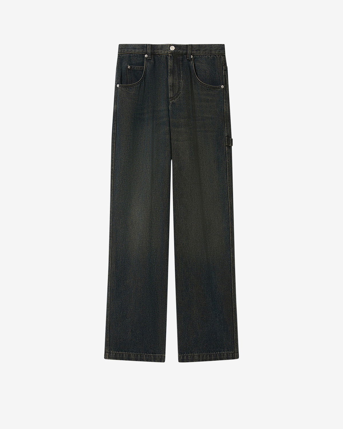 Jeans fluidi délavé jenter - Dirty blue - Man - 1