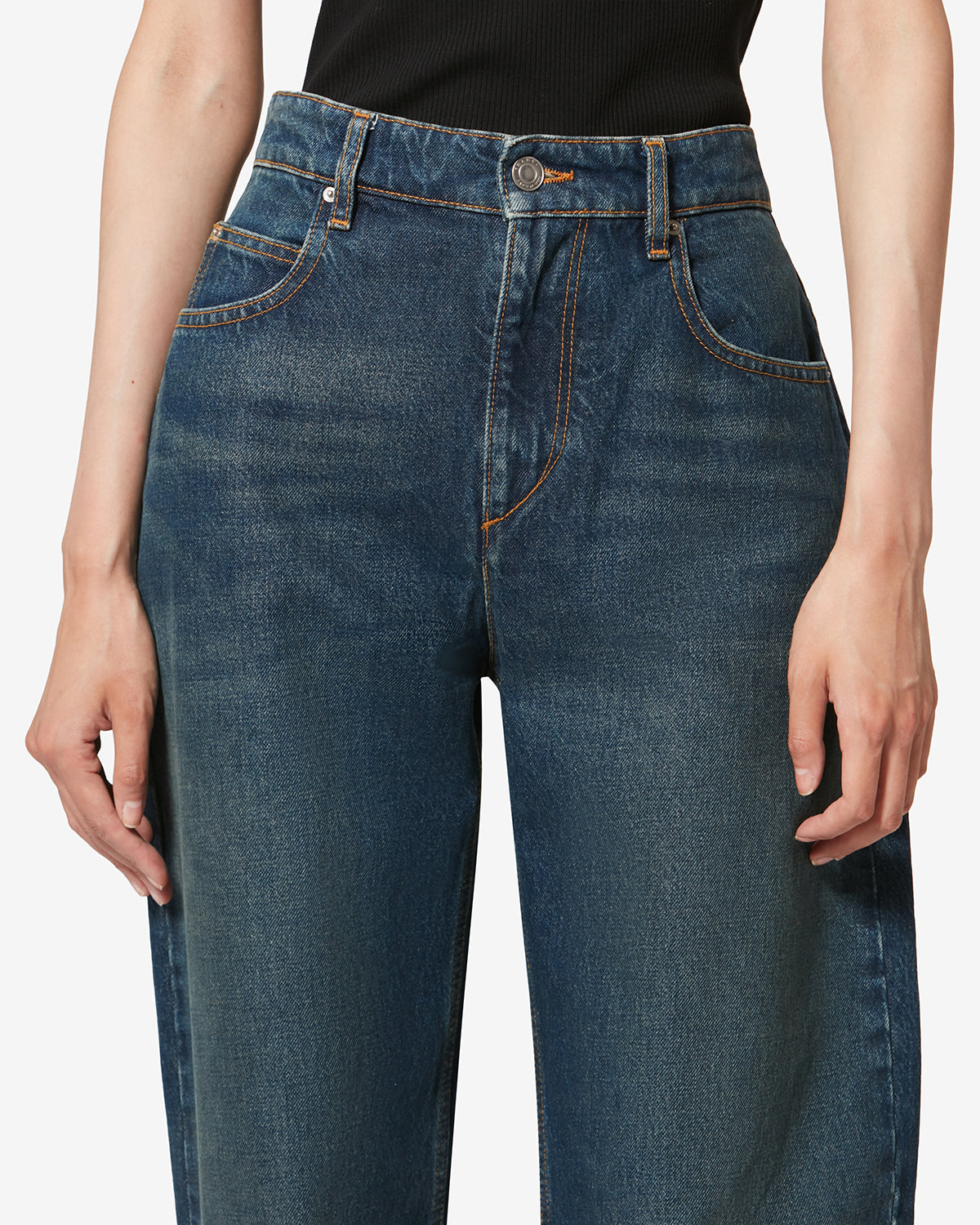 Hose dromie aus baumwolle - Blau - Woman - 2