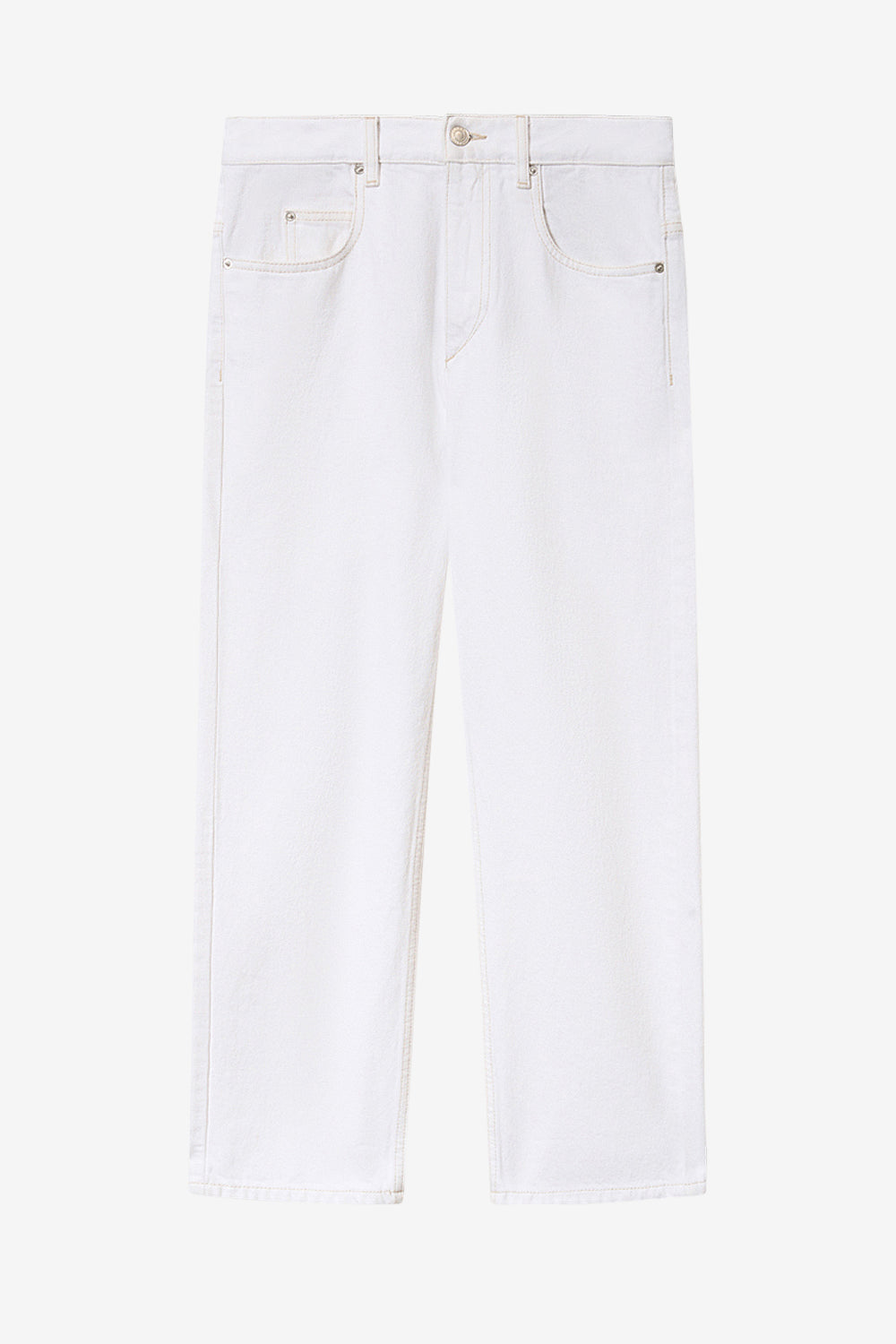 Pantalon dakota en coton - Blanc - Woman - 1