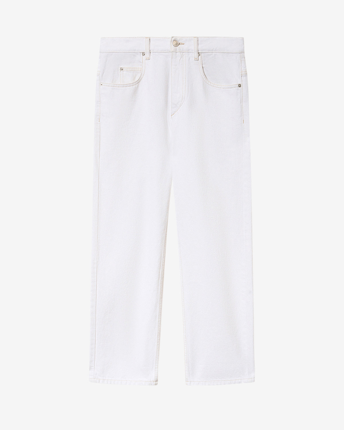 Pantalon dakota en coton - Blanc - Woman - 5