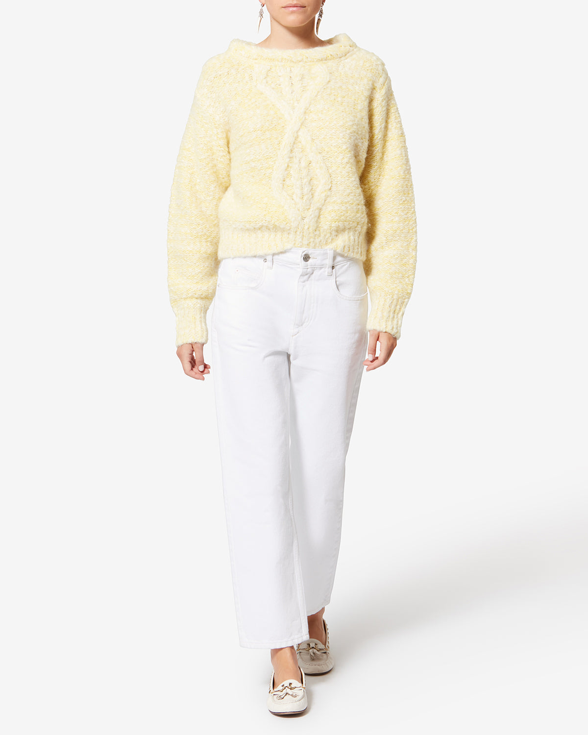 Pantalon dakota en coton - Blanc - Woman - 1