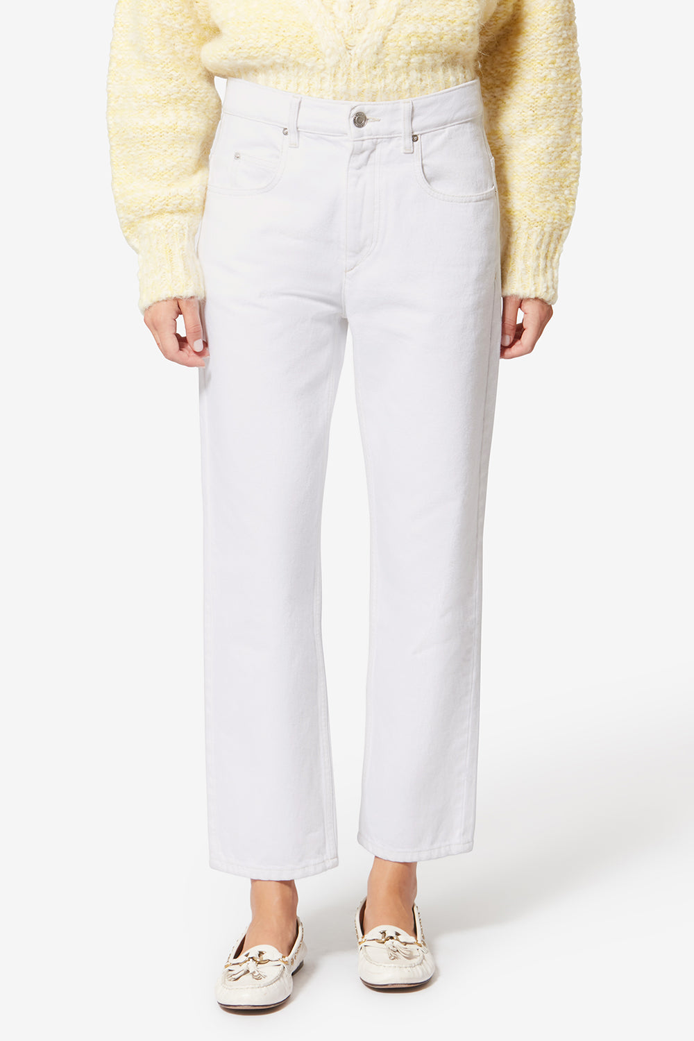 Pantalon dakota en coton - Blanc - Woman - 4