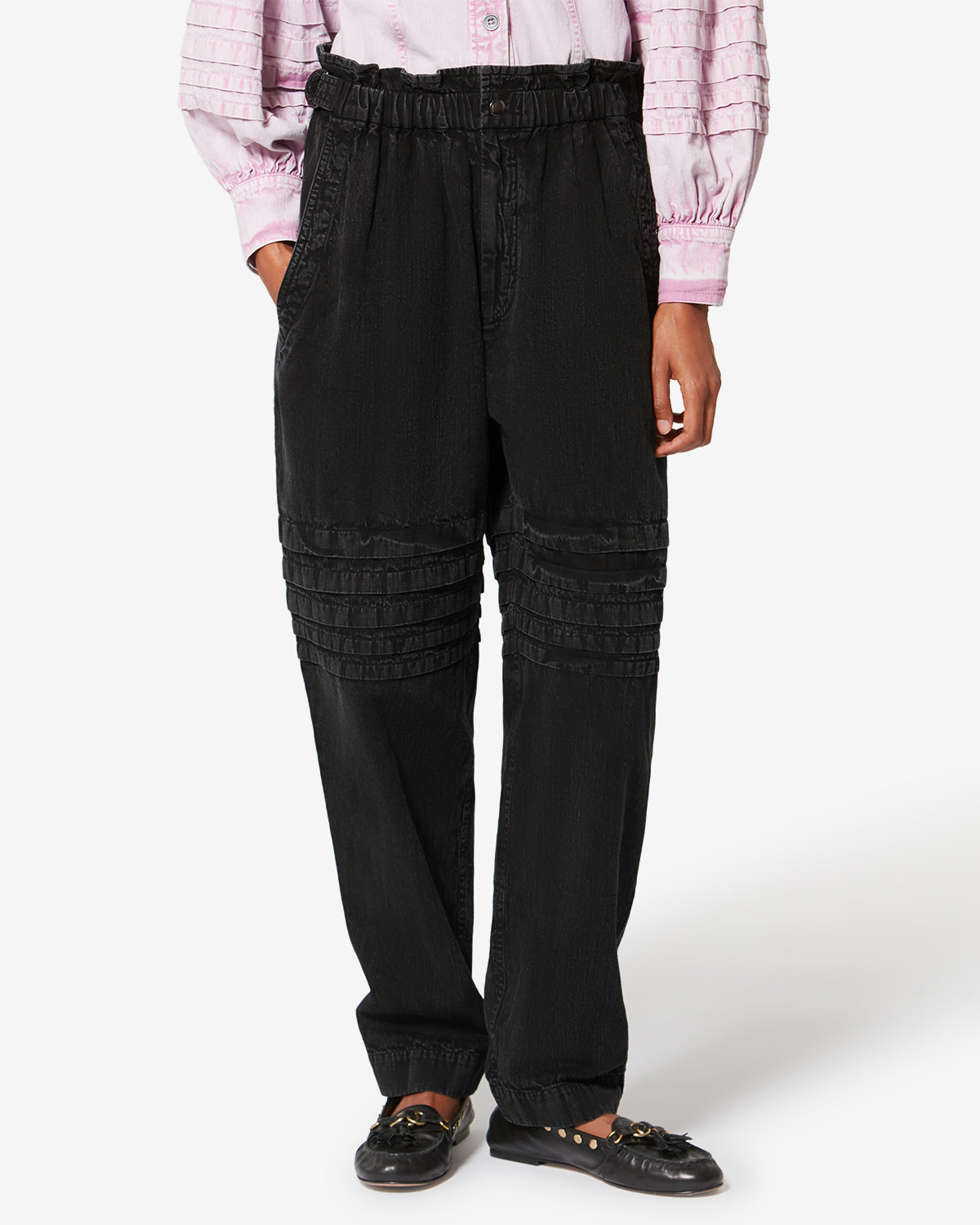 MELLYA PANTS Woman black | ISABEL MARANT Official online store