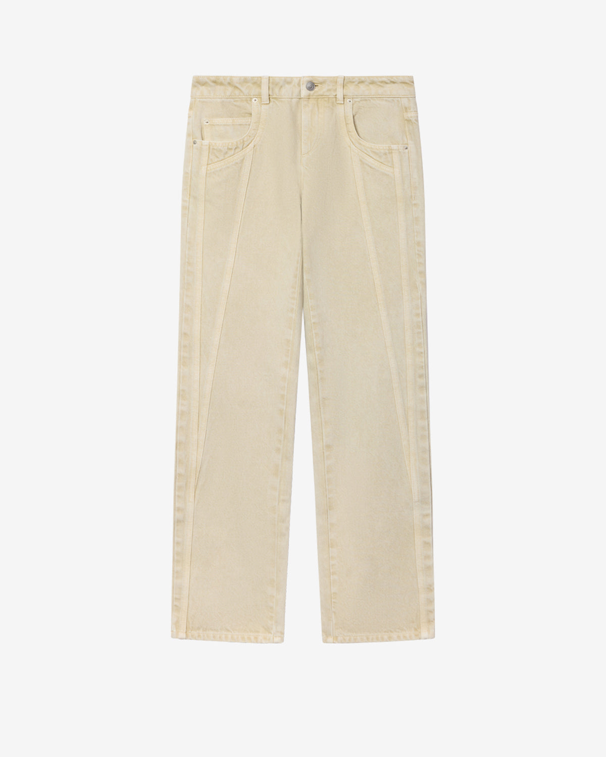 Jeans bootcut jaylis in denim leggero - Ecru - Woman - 1