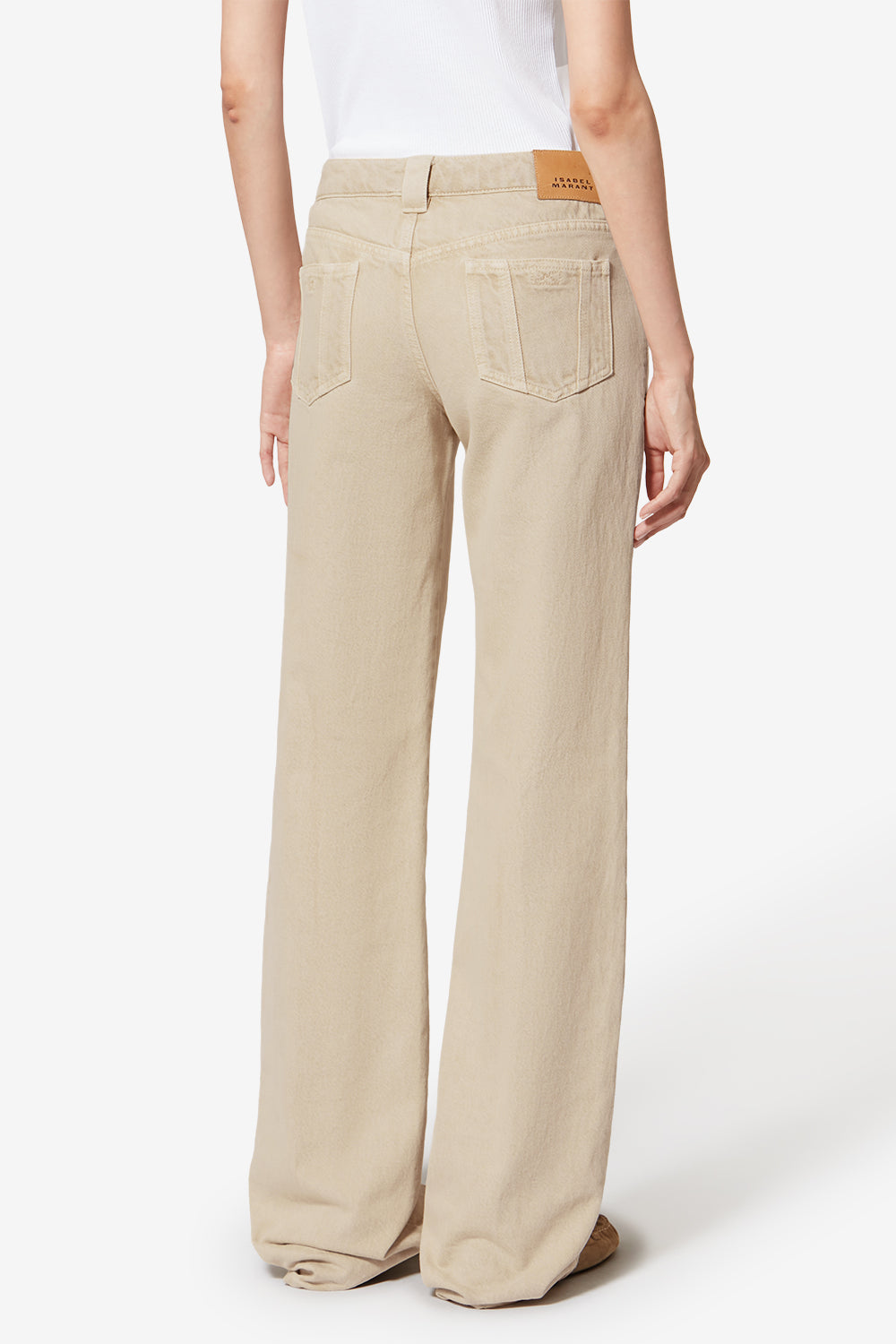 Bootcut-jeans jaylis aus leichtem denim - Naturfarben - Woman - 5