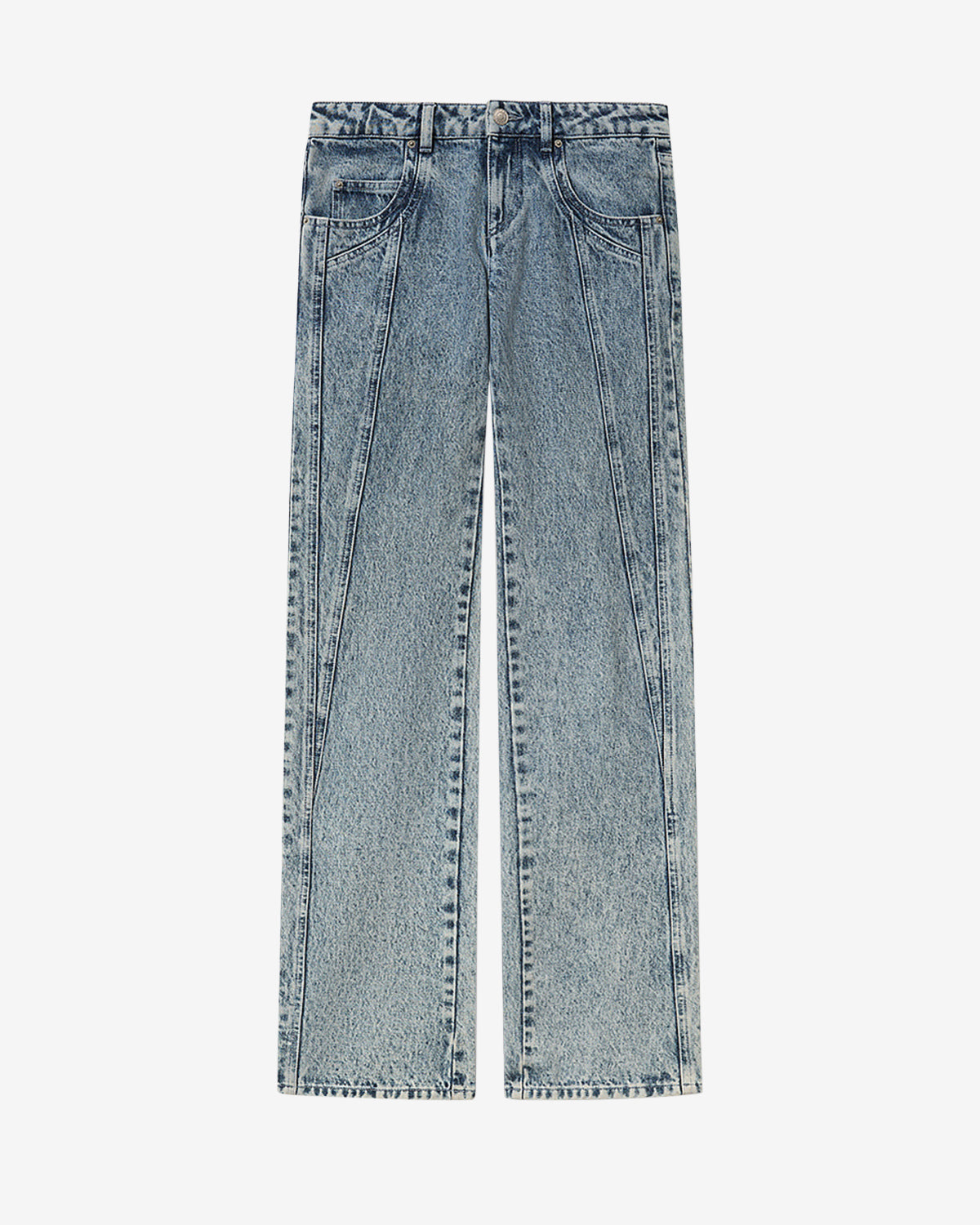 Jean bootcut jaylis en denim délavé - Bleu clair - Woman - 5
