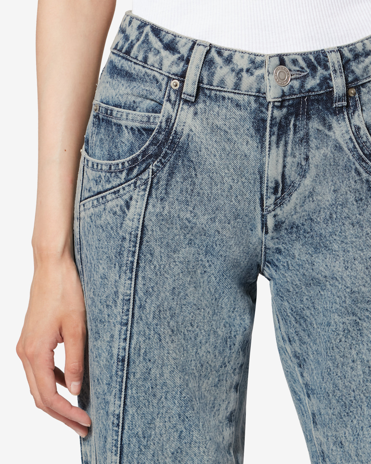 Jean bootcut jaylis en denim délavé - Bleu clair - Woman - 2