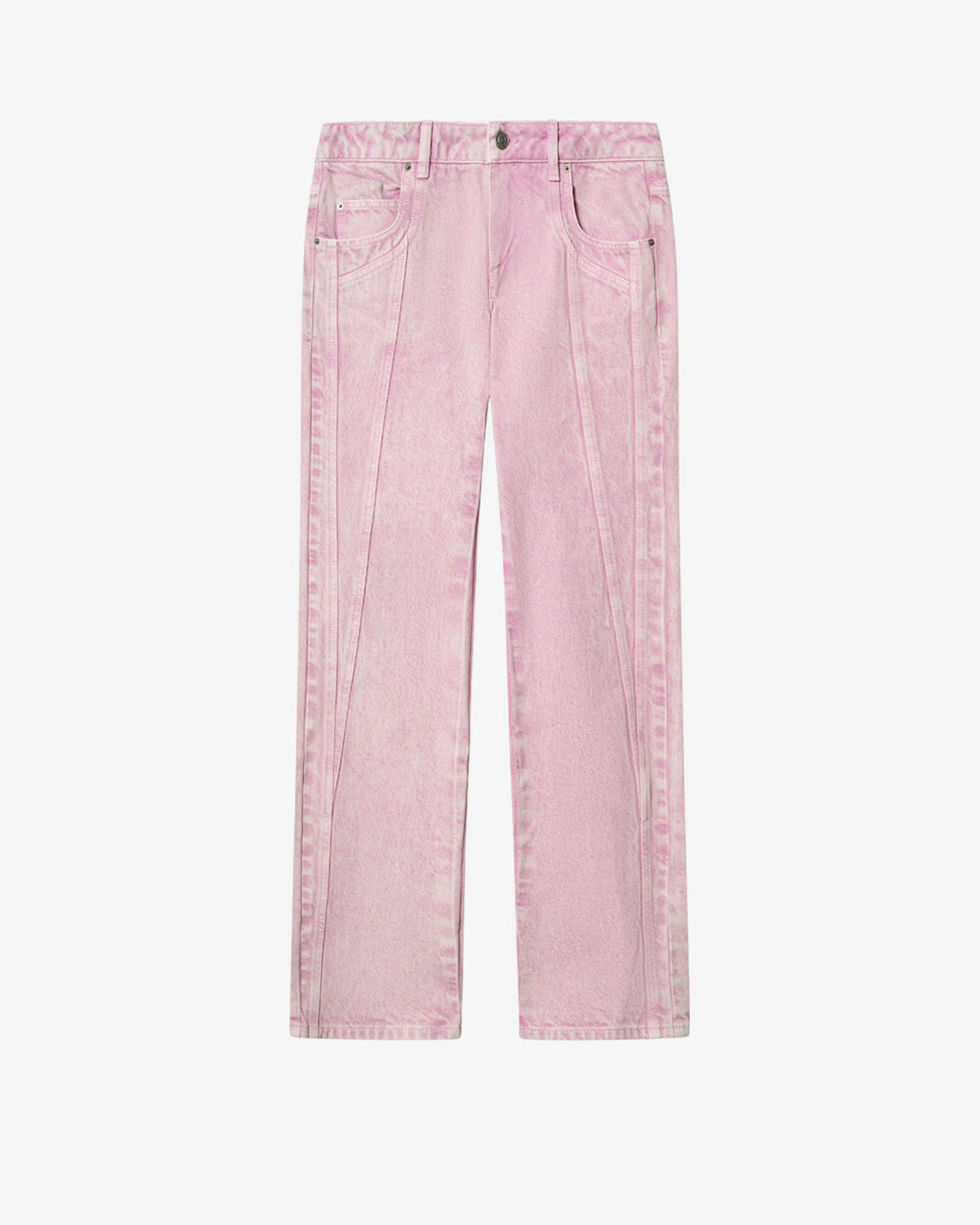 Jeans bootcut jaylis in denim délavé - Rosa - Woman - 5