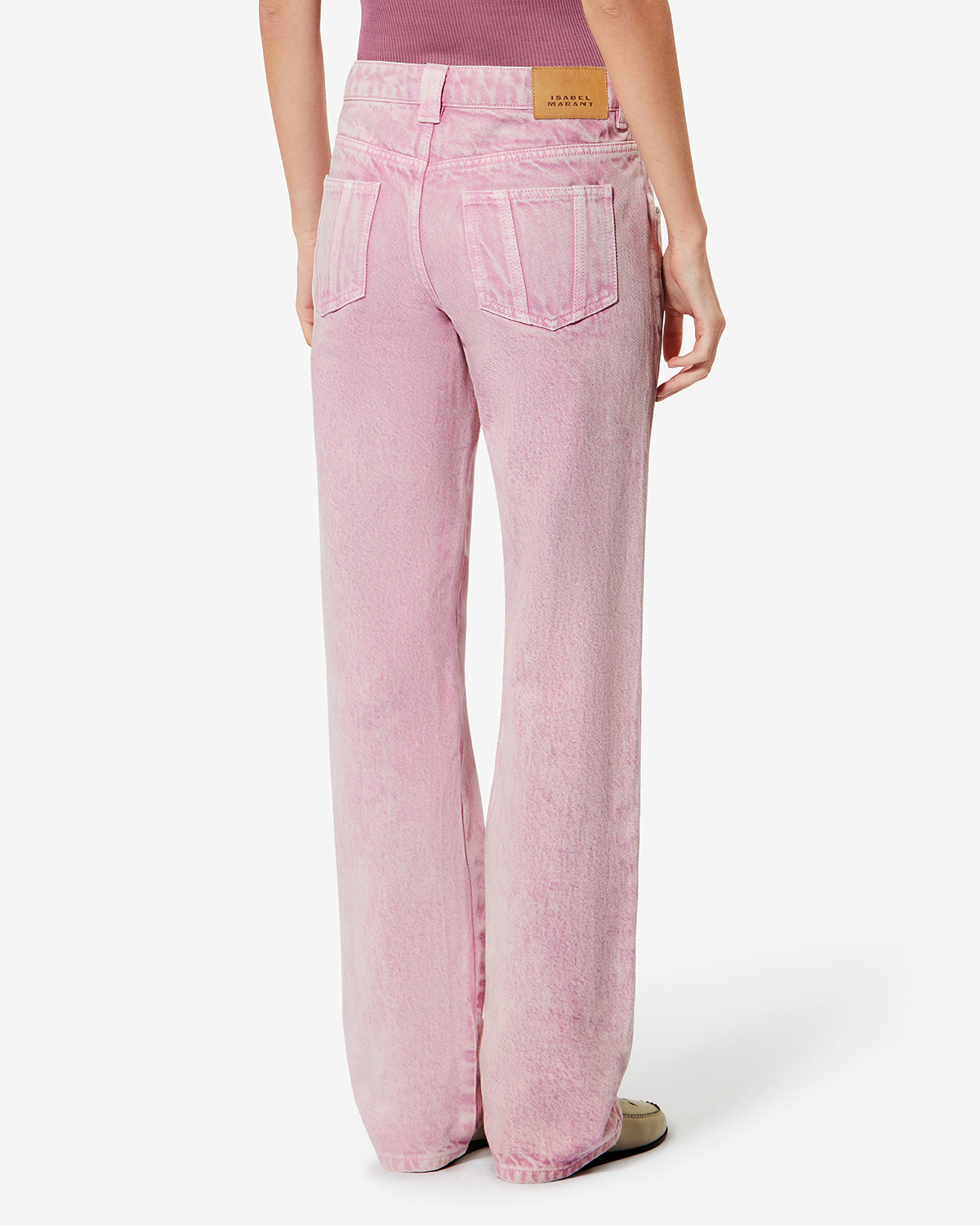 PRAYINGパンツ SPORTS VELOUR CAPRIS / PINK JAYLIS PANTS Woman pink | ISABEL MARANT Official online store