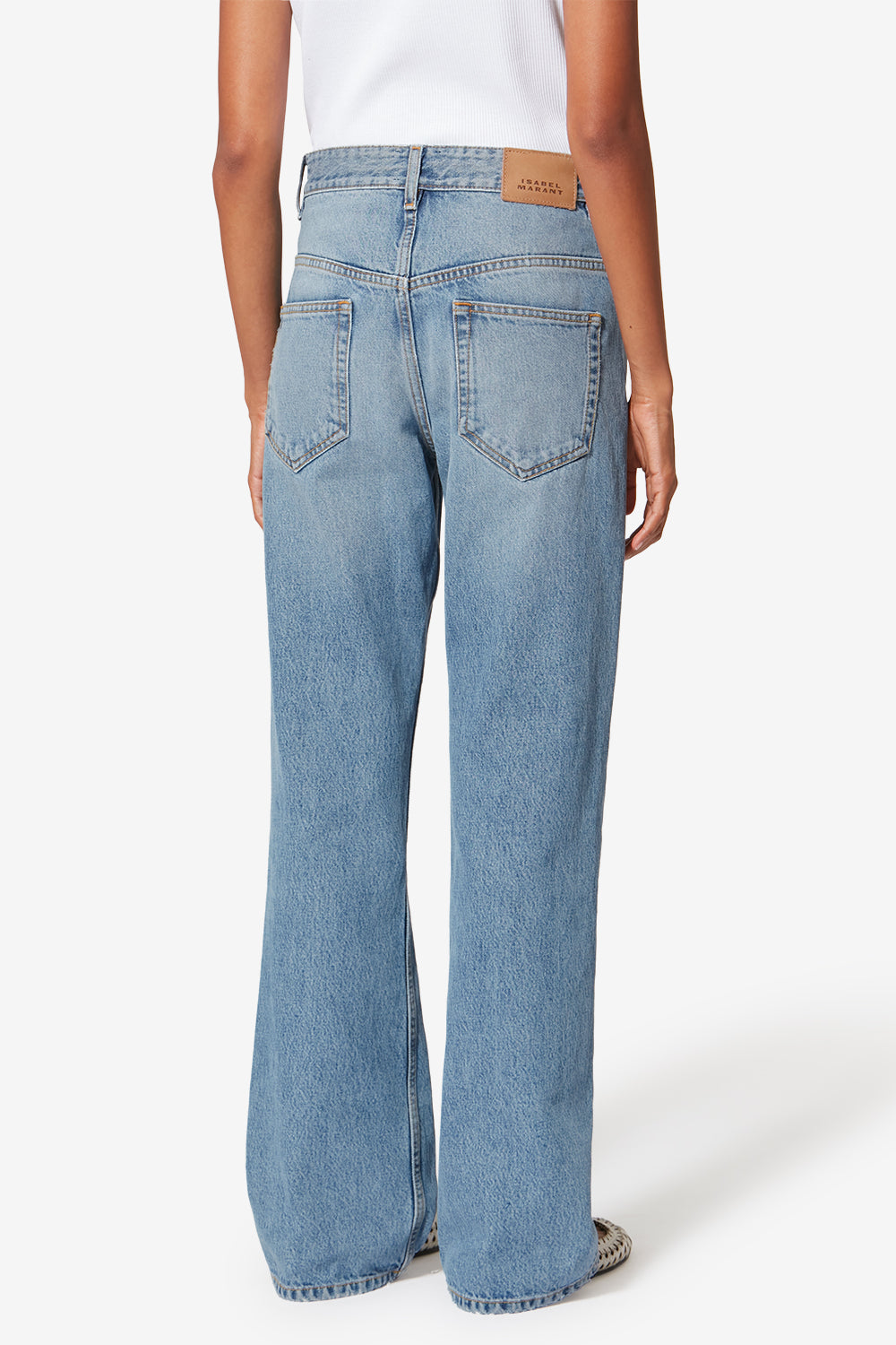 Pantalon belvia en coton - Bleu clair - Woman - 5