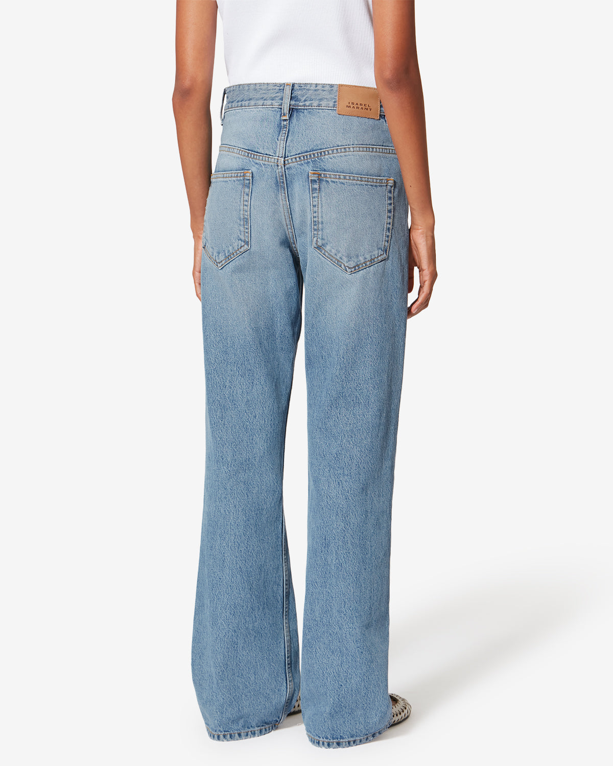 Pantalon belvia en coton - Bleu clair - Woman - 4